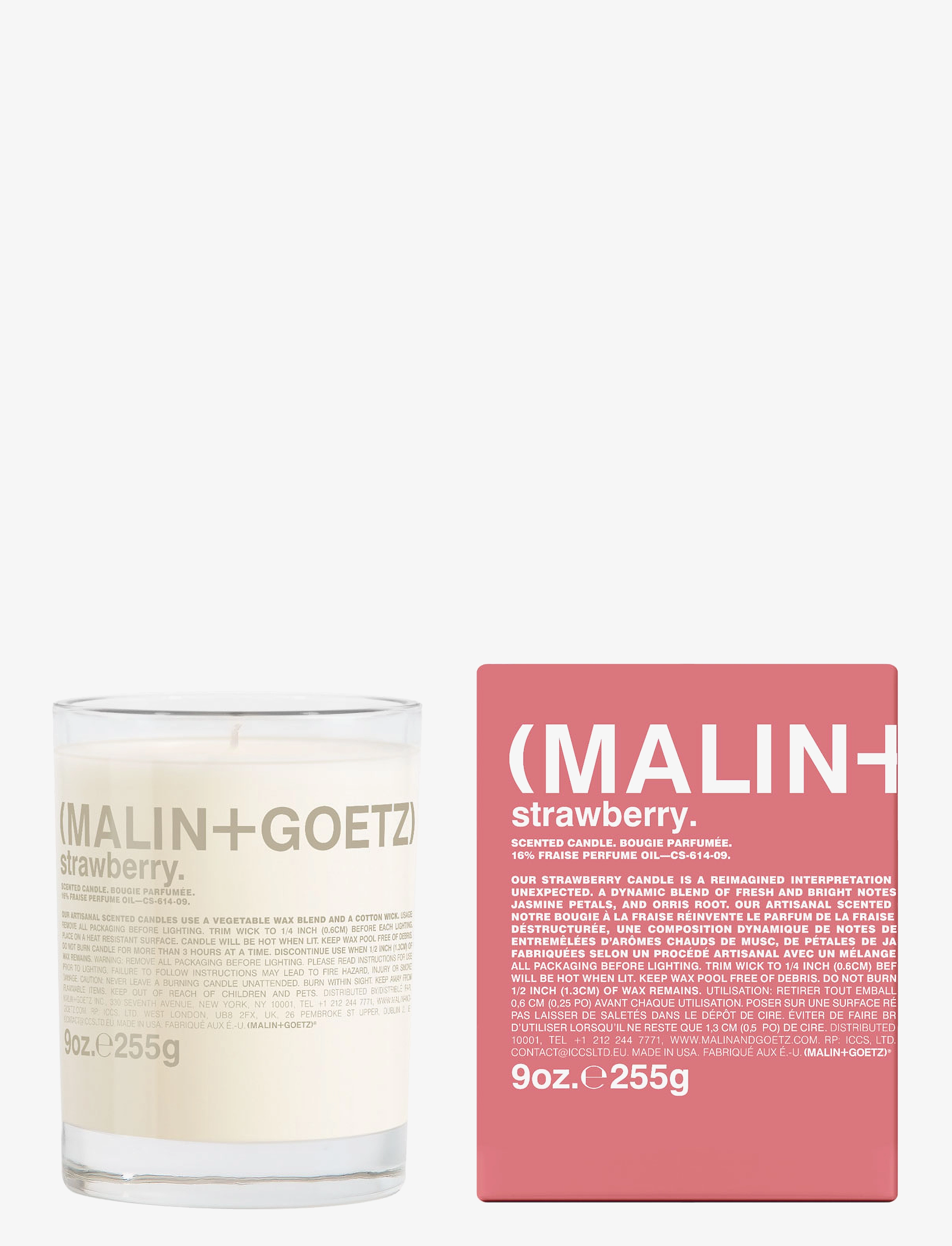 Malin+Goetz Strawberry Candle, Scented Candles, Nude, Str: 255 g