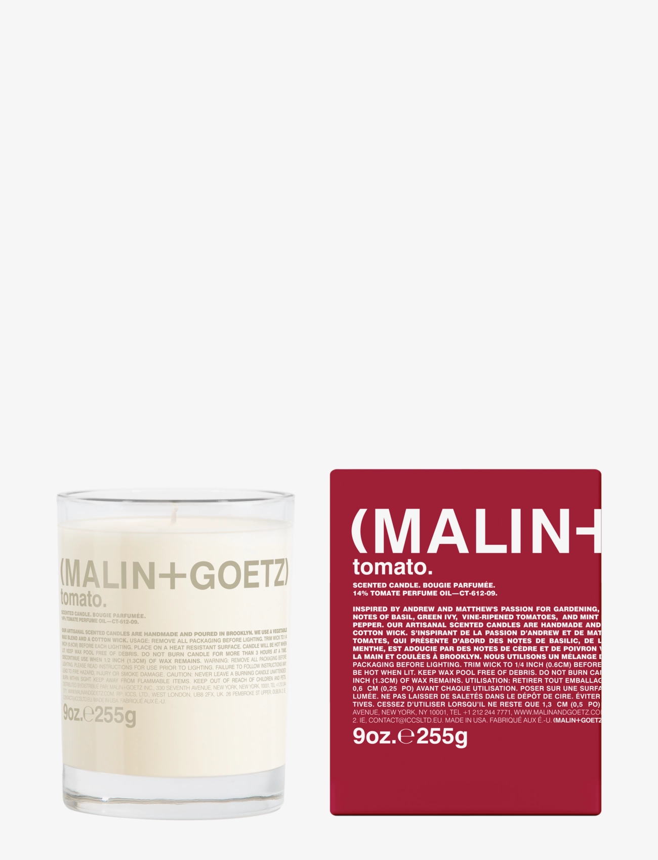 Malin+Goetz Tomato Candle, Candles, Nude, Str: 255 g
