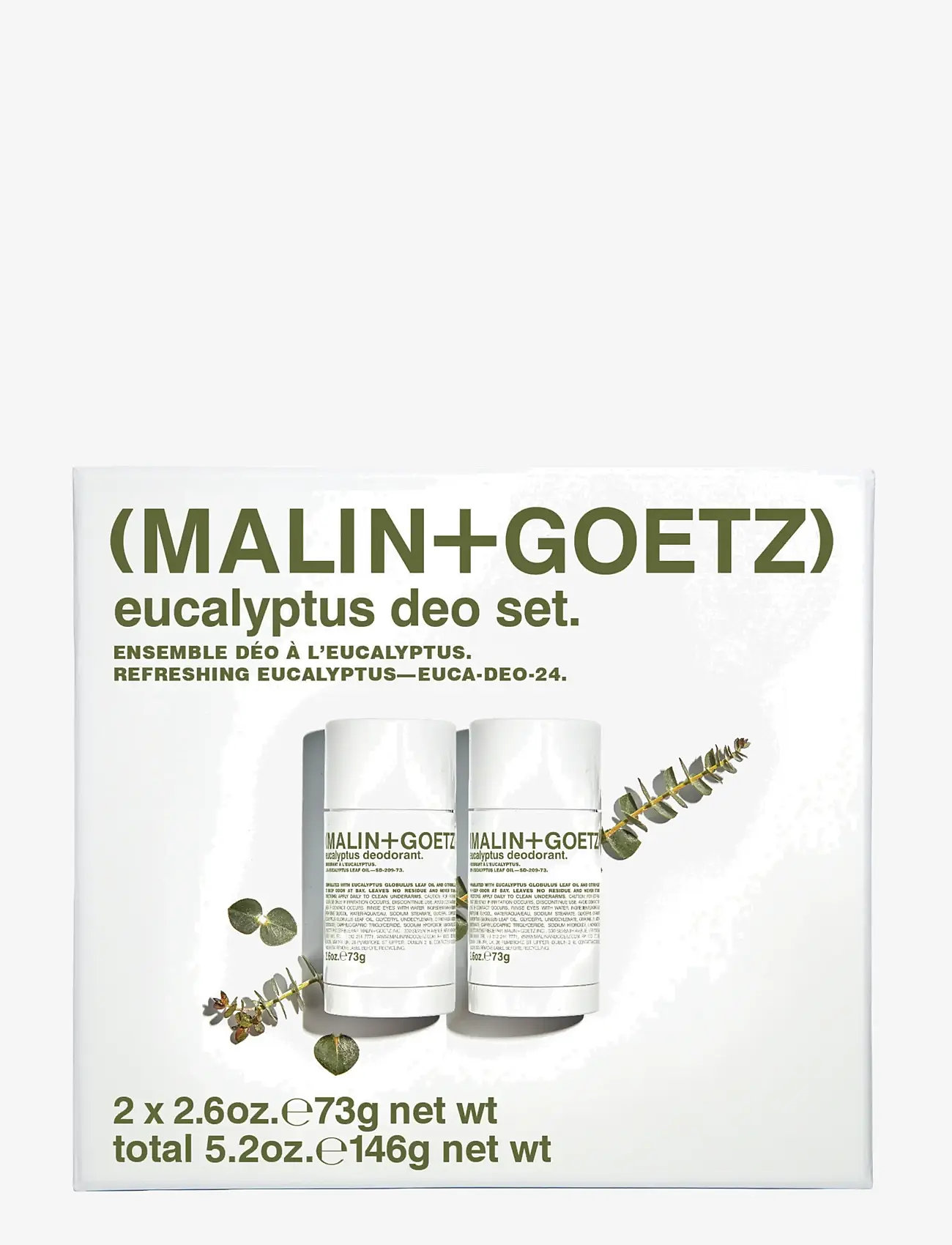 Malin+Goetz Eucalyputs Deo Duo Set. - Malin+Goetz - CLEAR / undefined
