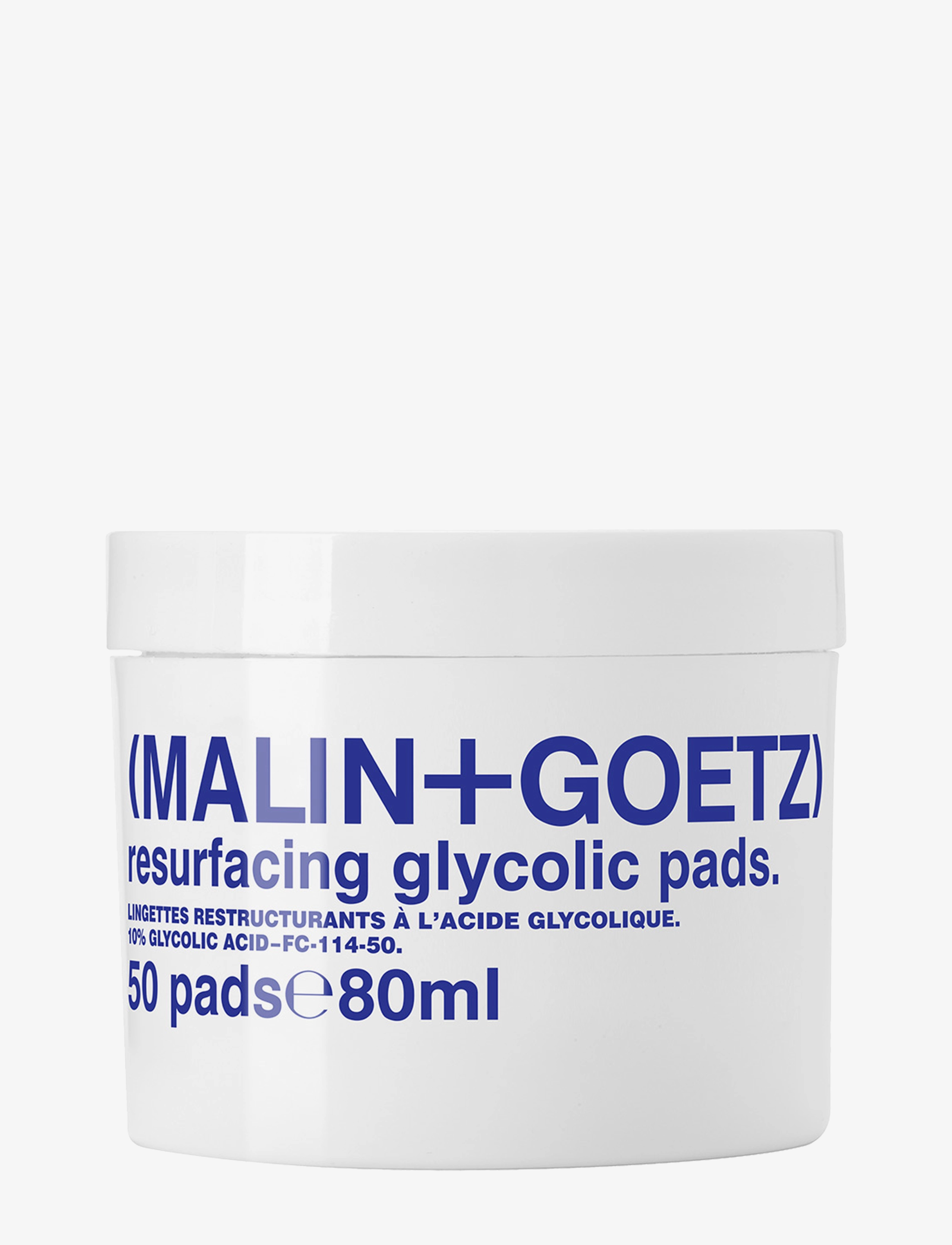 Malin+Goetz Resurfacing Glycolic Pads, Skrællekniv, Nude, Str: ONE SIZE