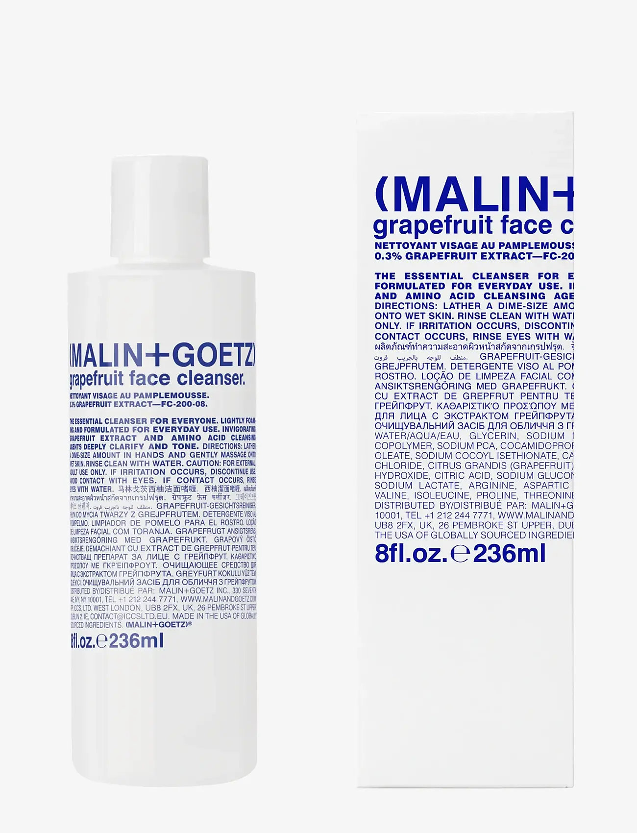 Malin+Goetz - Grapefruit Face Cleanser - ansigtsrens - no colour - 0