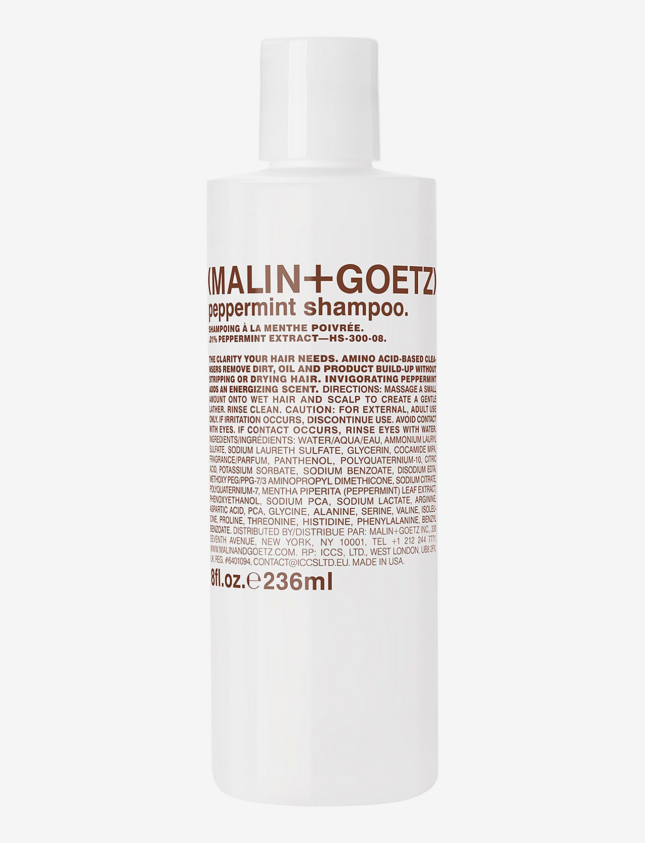 Malin+Goetz - Peppermint Shampoo - hårpleje - no colour - 0