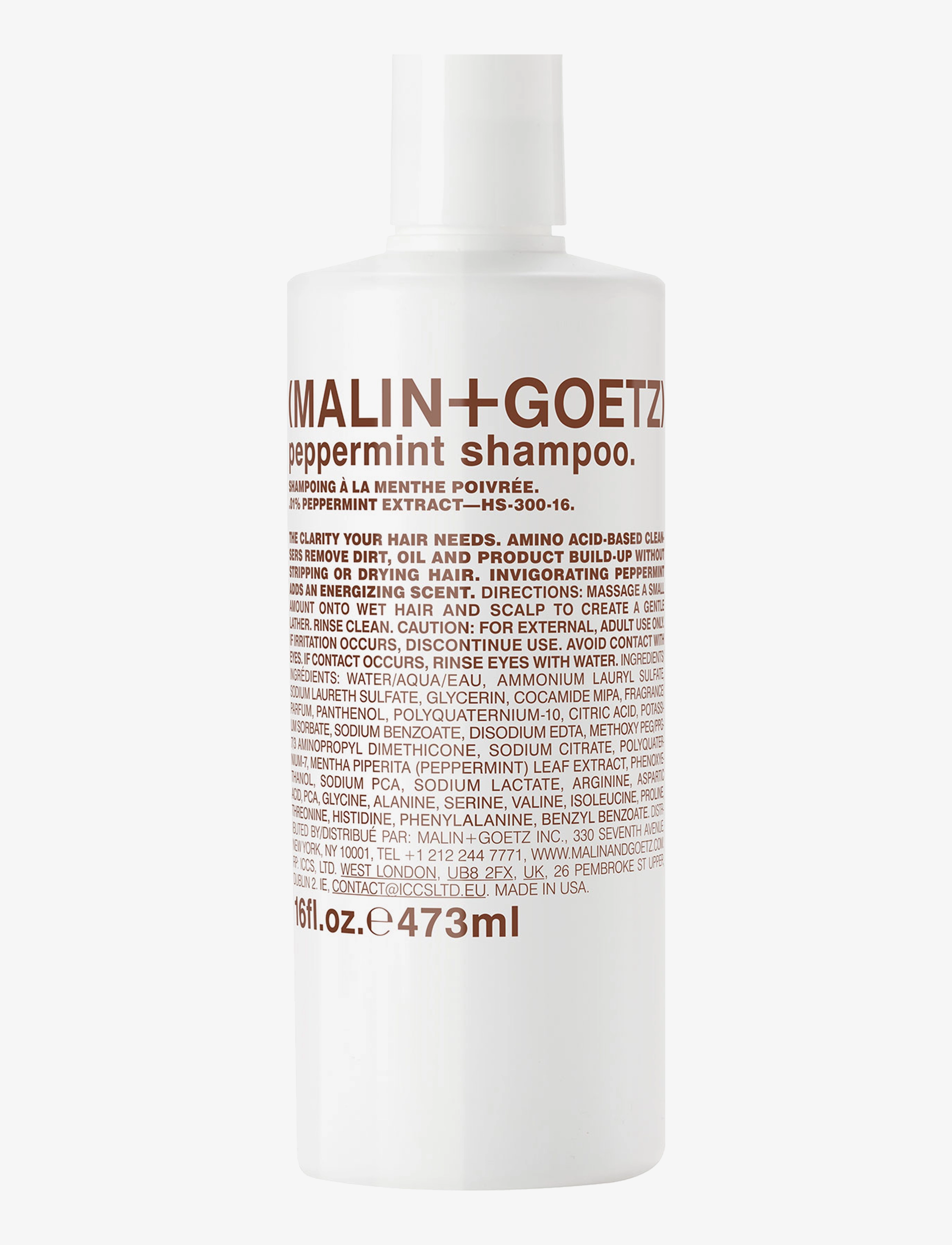 Malin+Goetz Peppermint Shampoo, 474ml, Nude, Pleje > Shampoo, Herre