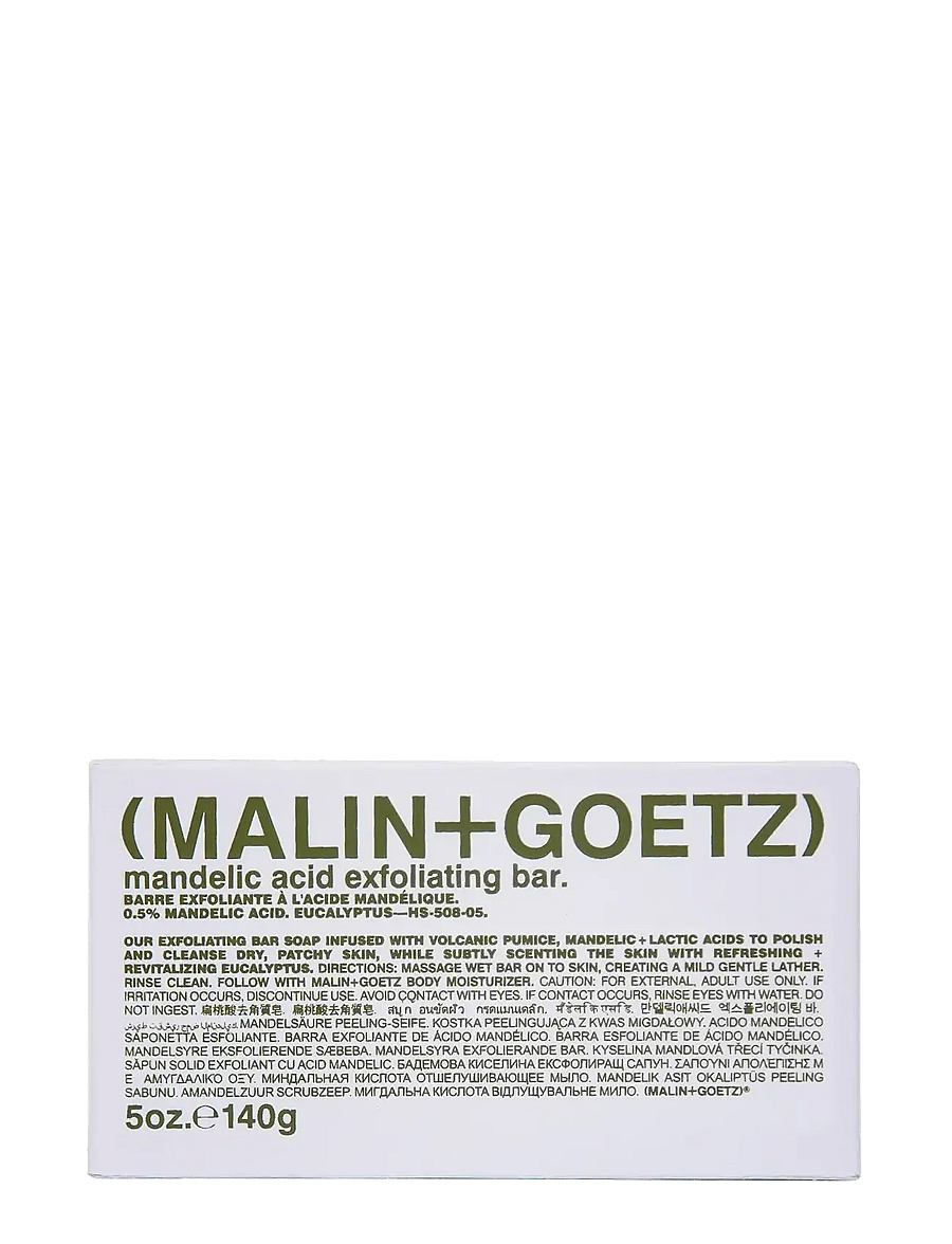 Malin+Goetz - Mandelic Exfoliating Bar - Eucalyptus - palasaippuat - clear - 0