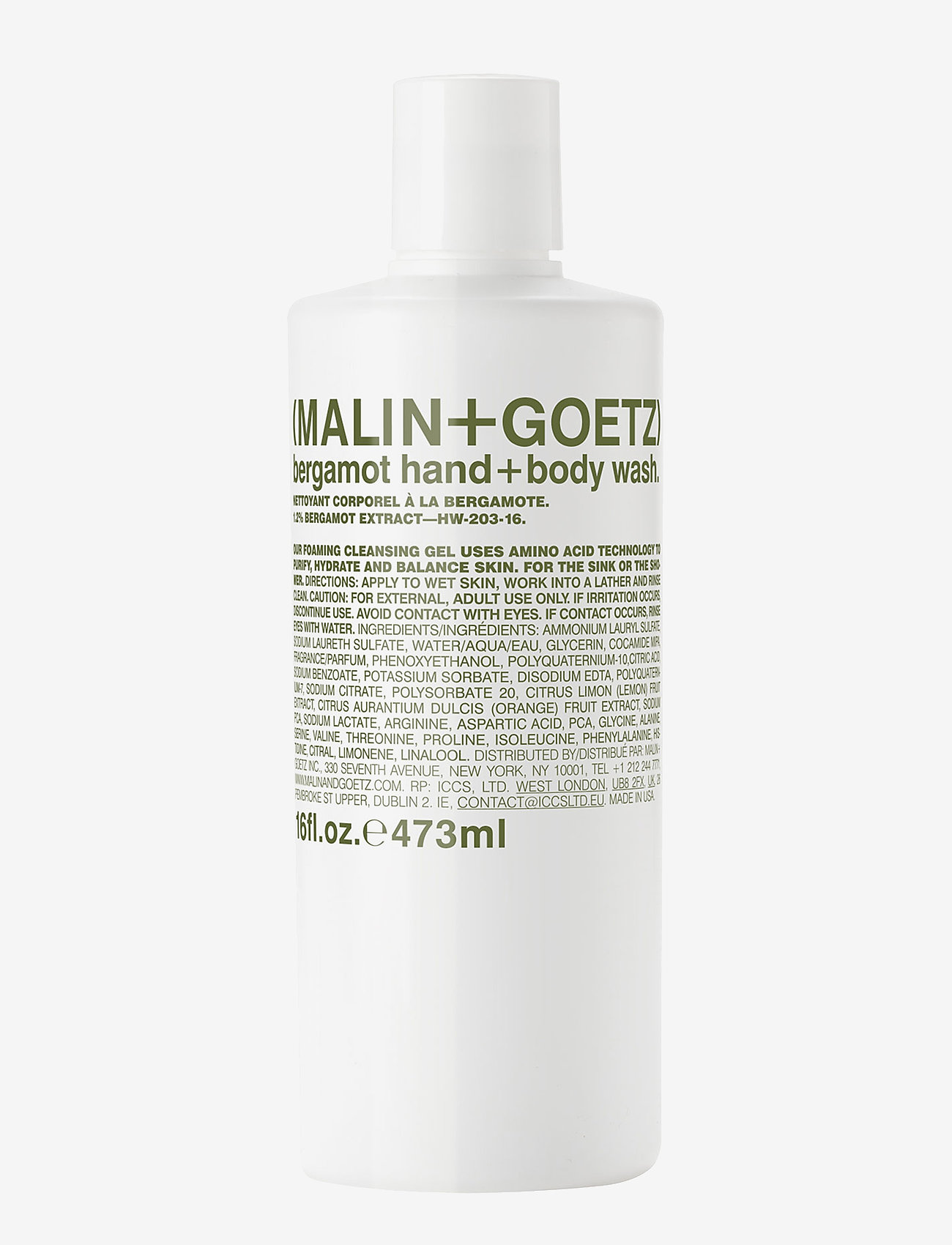 Malin+Goetz - Bergamot Hand + Body Wash - no color - 0
