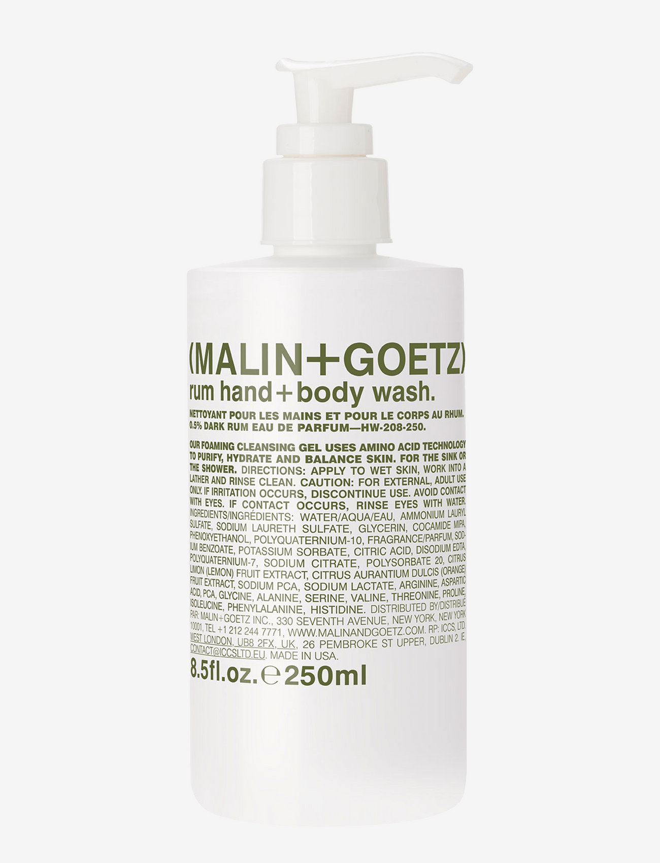 Malin+Goetz - Rum Hand + Body Wash - duschgel & duscholjor  - no colour - 0