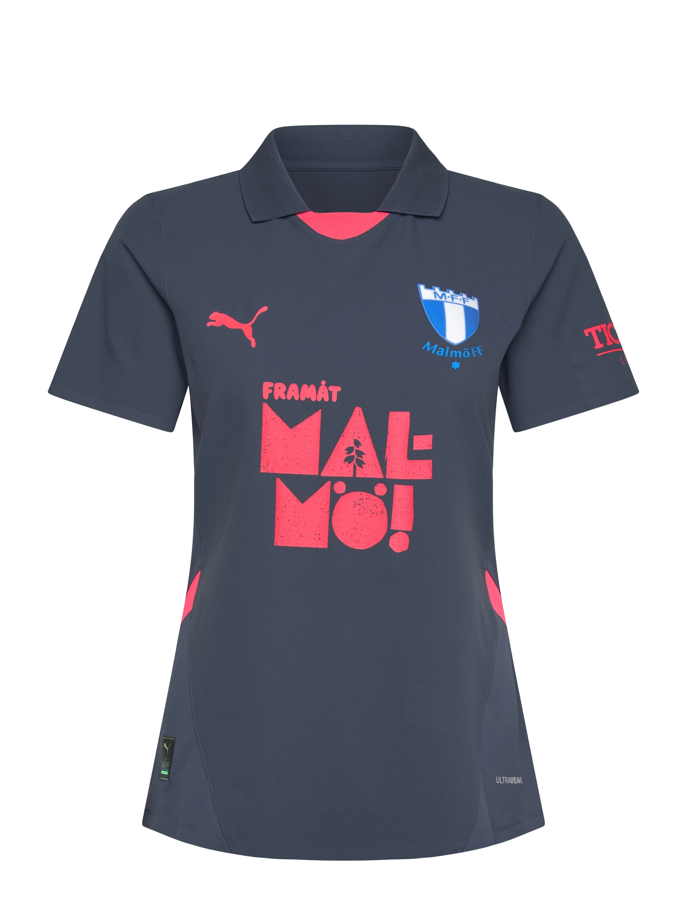 MALMÖ FF Mff Away Jersey Promo W, XL, Navy, Sports Overdele & T-shirts > Sport Football Shirts, Dame