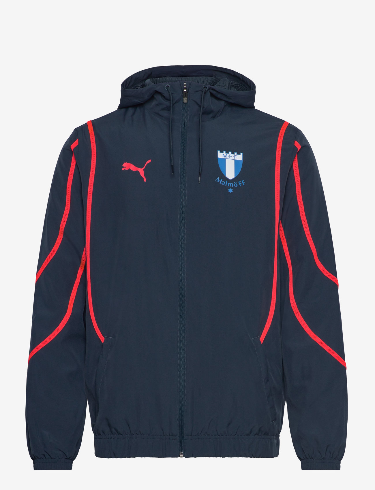 MALMÖ FF - MFF Prematch Woven Jacket - dark night-fire orchid - 0