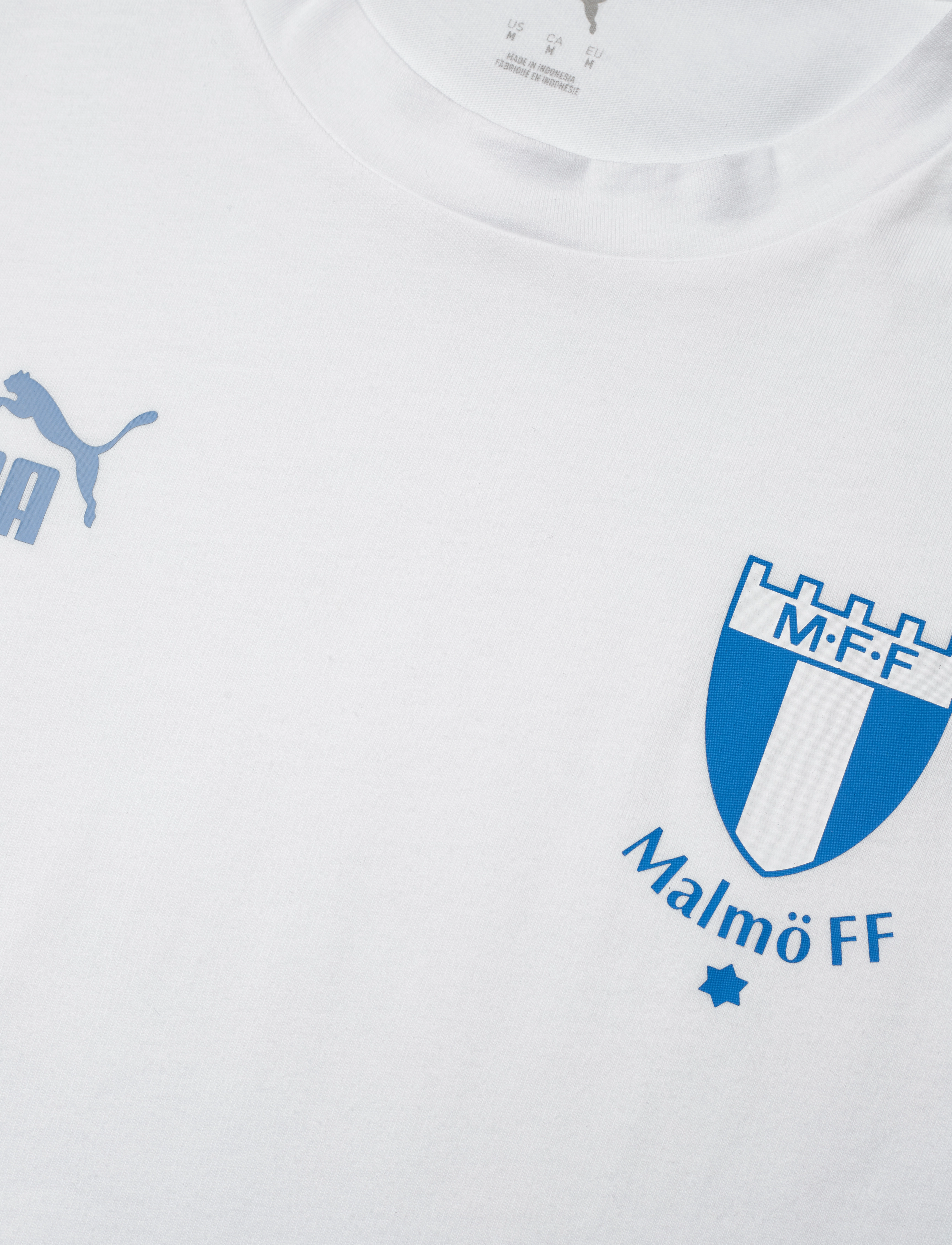 MALMÖ FF - MFF ftblARCHIVE Tee - puma white-team light blue - 2