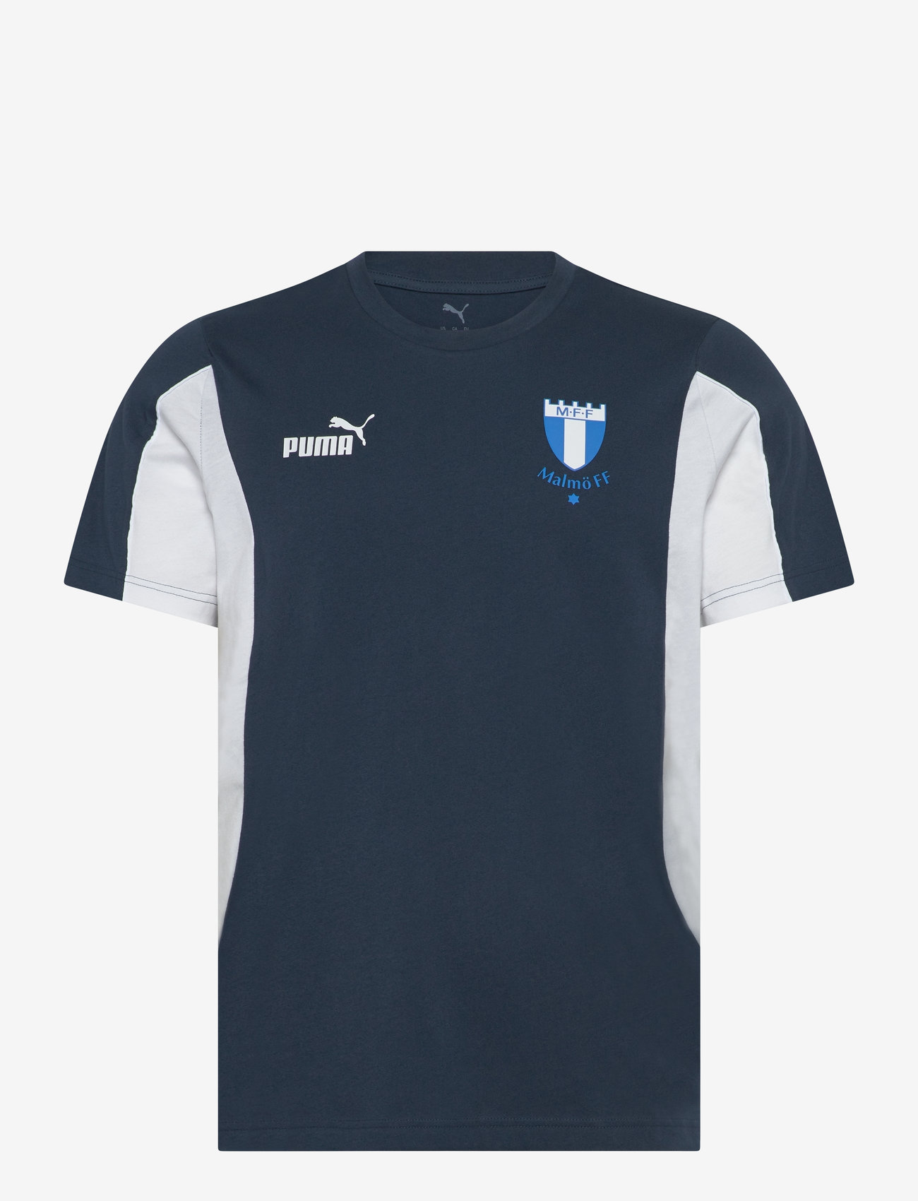 MALMÖ FF - MFF ftblARCHIVE Tee - short-sleeved t-shirts - dark night-puma white - 0
