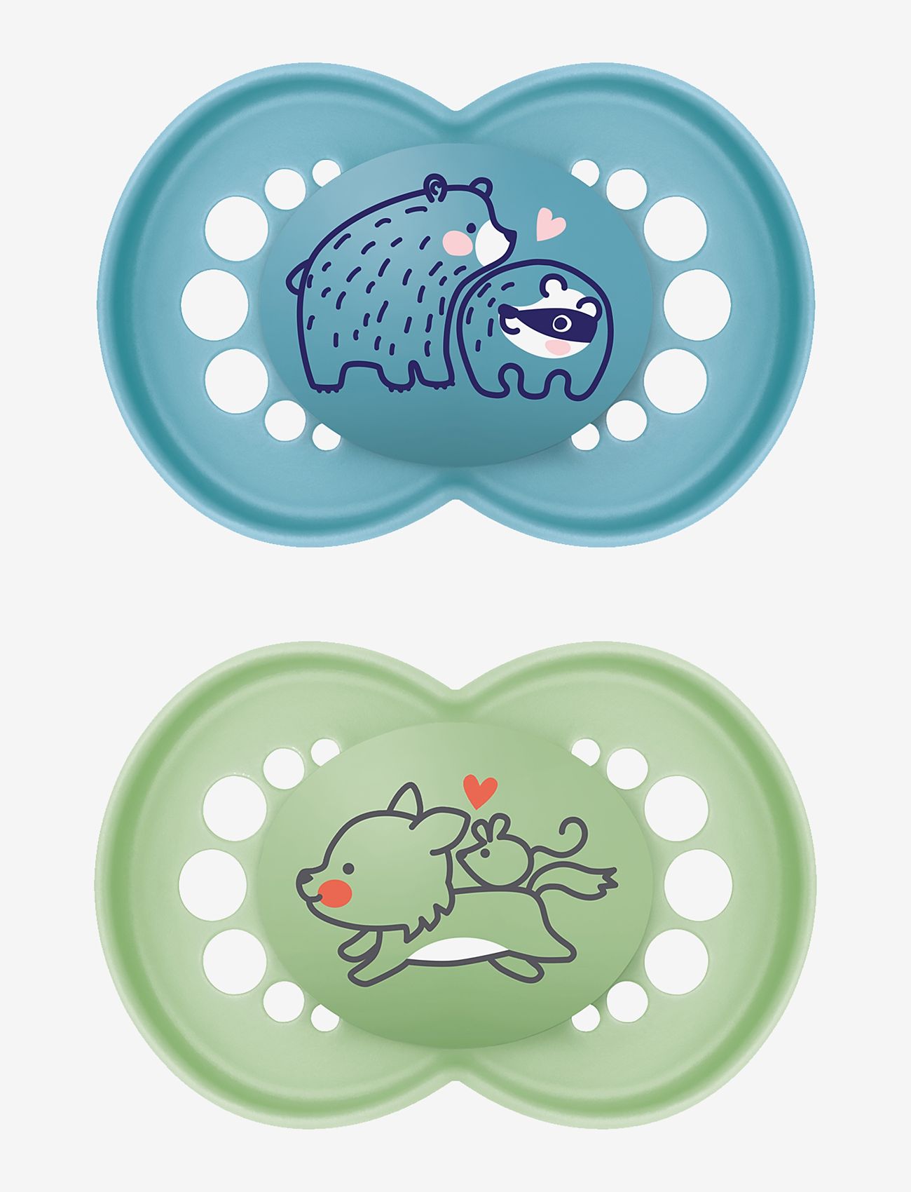 MAM - MAM Original 16-36m Latex Blue 2p - smokker - blue - 0