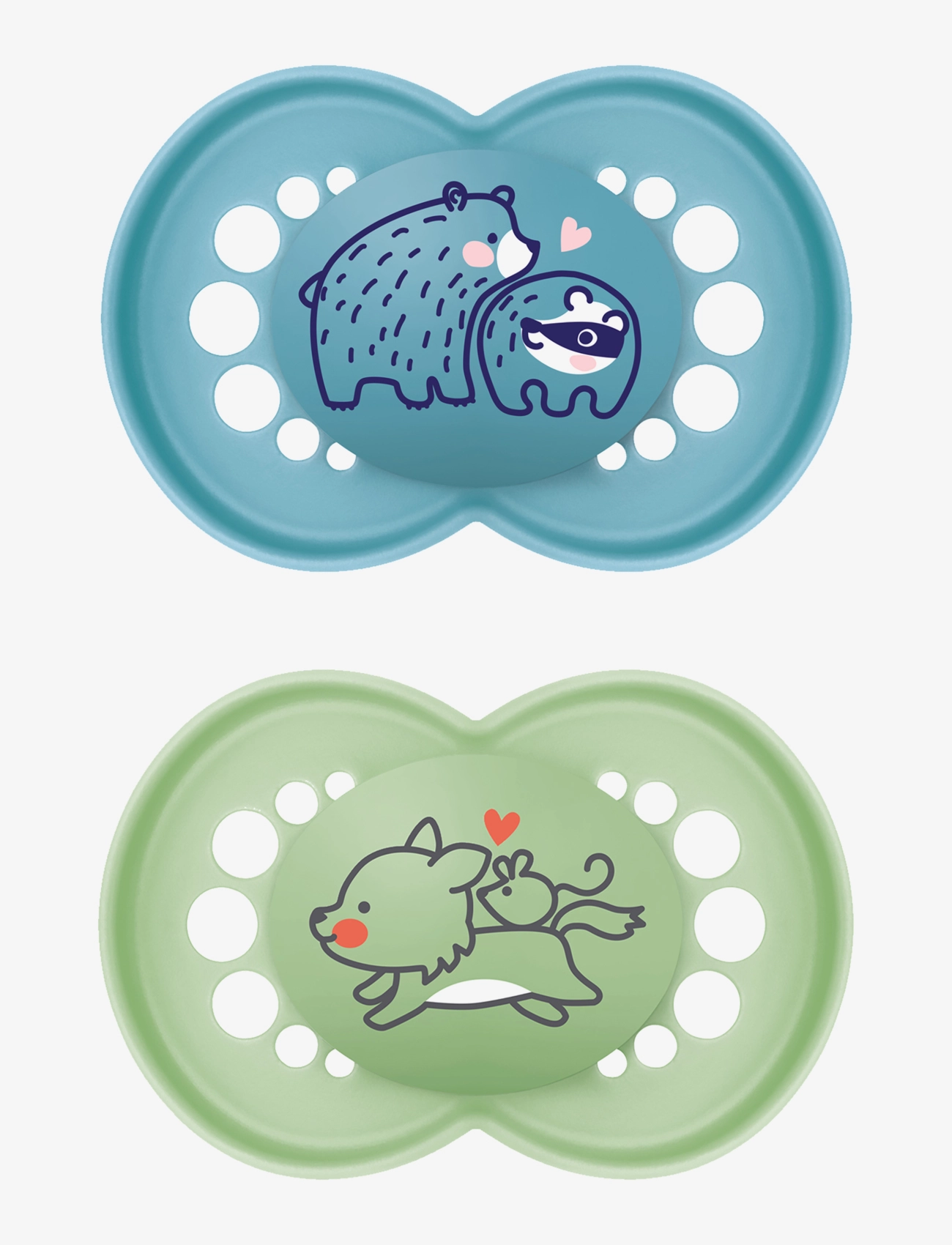 MAM MAM Original 16-36m Latex Blue 2p - Schnuller - BLUE / multi