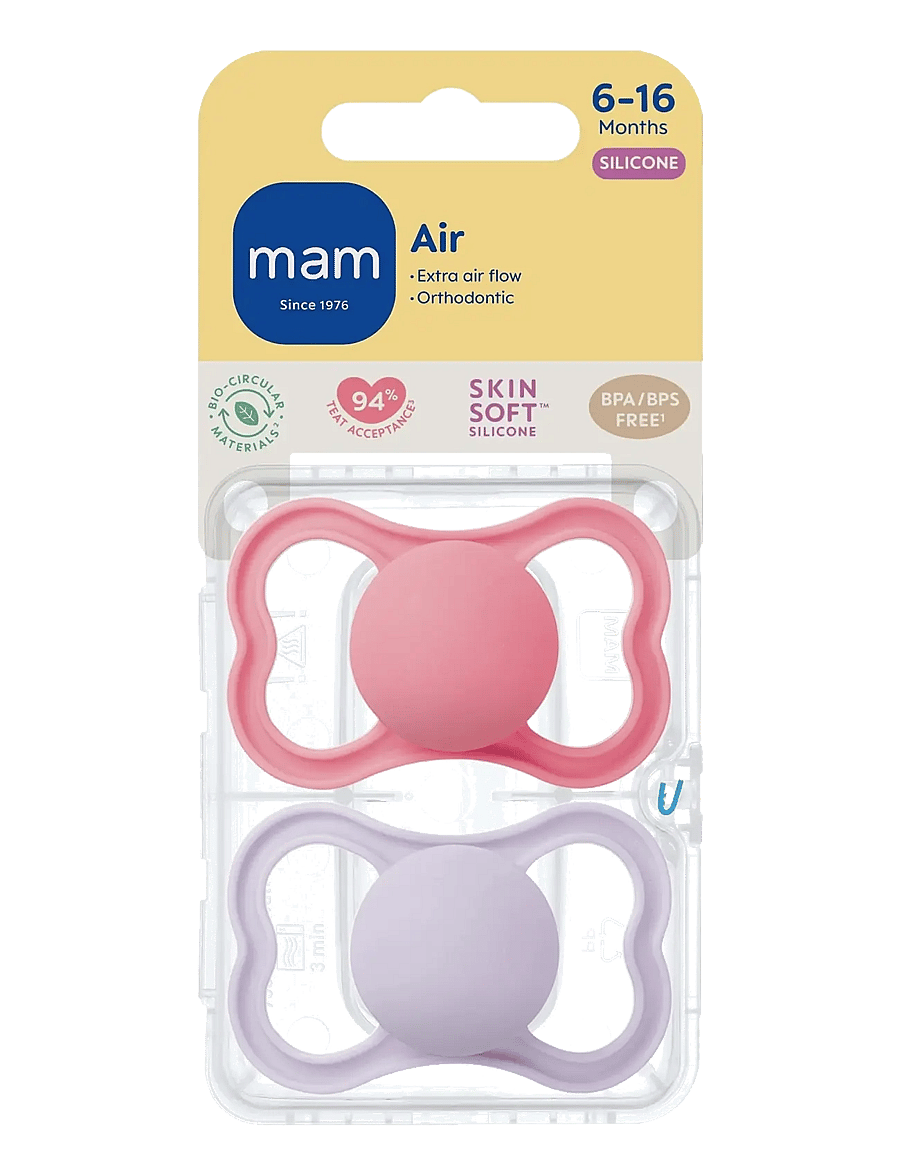 MAM - MAM Air Silicone Pink 6-16m - tétines - pink - 2