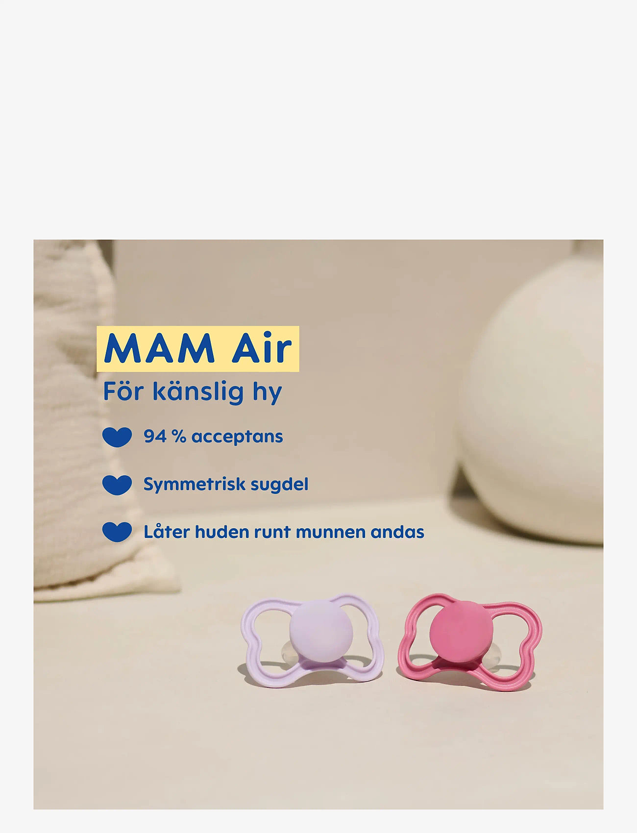 MAM - MAM Air Silicone Neutral 6-16m - Čiulptukai - neutral - 3