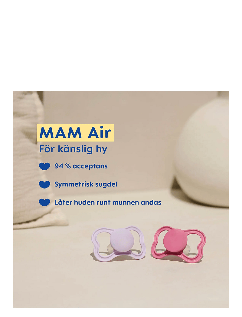 MAM - MAM Air Silicone Neutral 6-16m - schnuller - neutral - 3