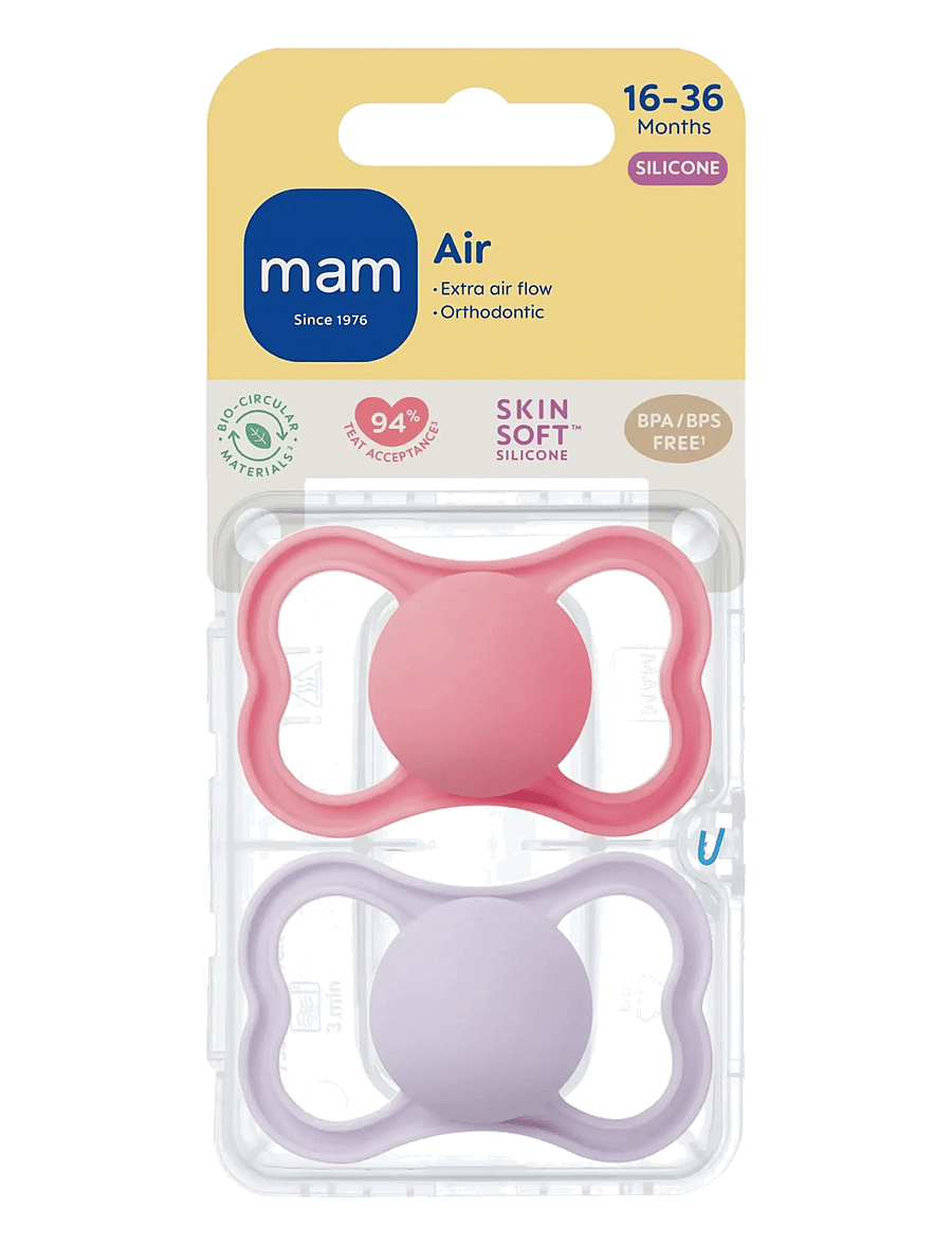 MAM - MAM Air Silicone Pink 16-36m - lutid - pink - 2