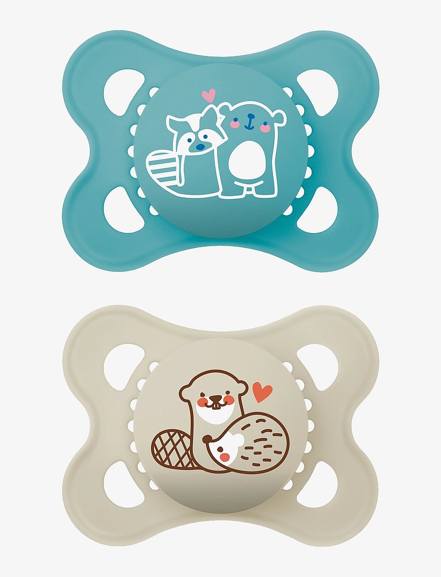 MAM - MAM Original 0-6m Silicone Blue - blue - 0