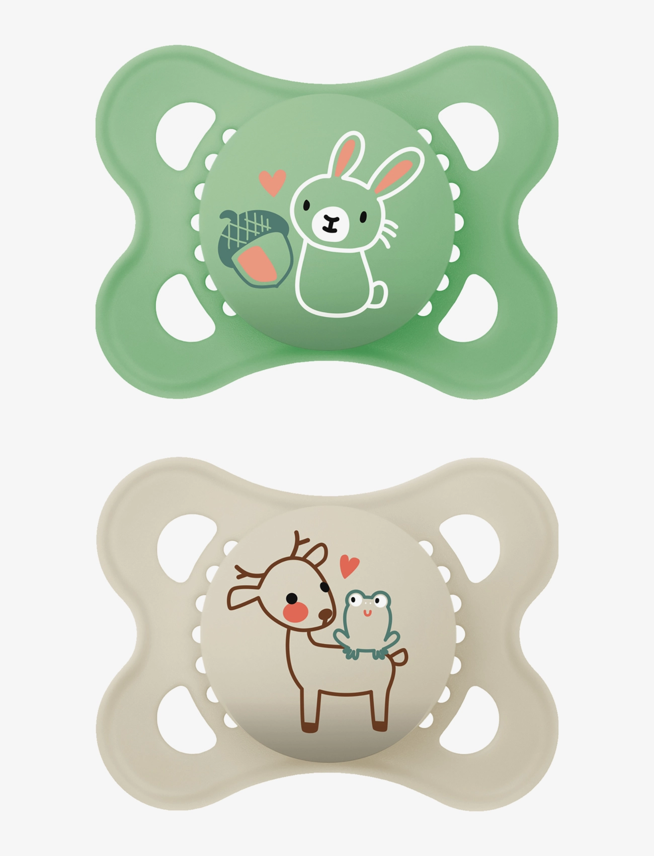 MAM Mam Original 0-6M Silicone Neutral Patterned - 0-6M - Kinder