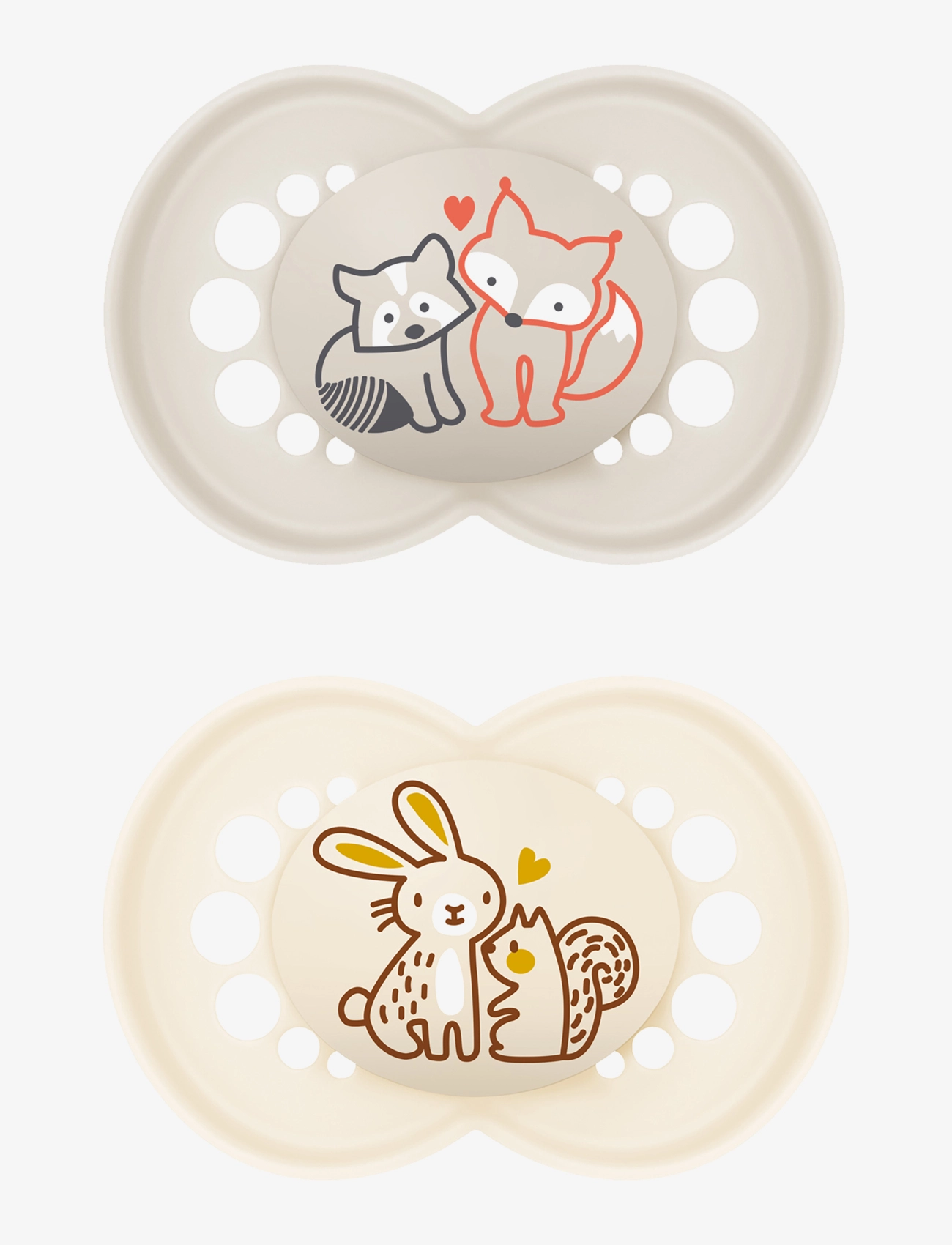 MAM MAM Original 6-16m Silicone Neutral 2p - 4 for 3 - NEUTRAL / beige
