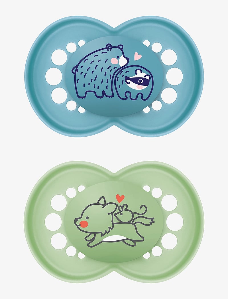 MAM - MAM Original 6-16m Latex Blue 2p - schnuller - blue - 0