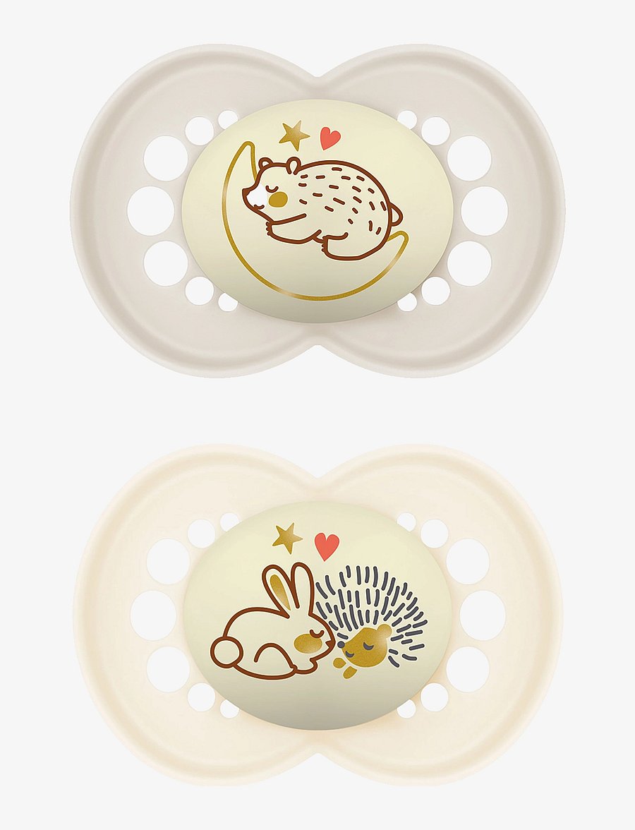 MAM - MAM Original Night 6-16m Silicone Neutral 2p - neutral - 0