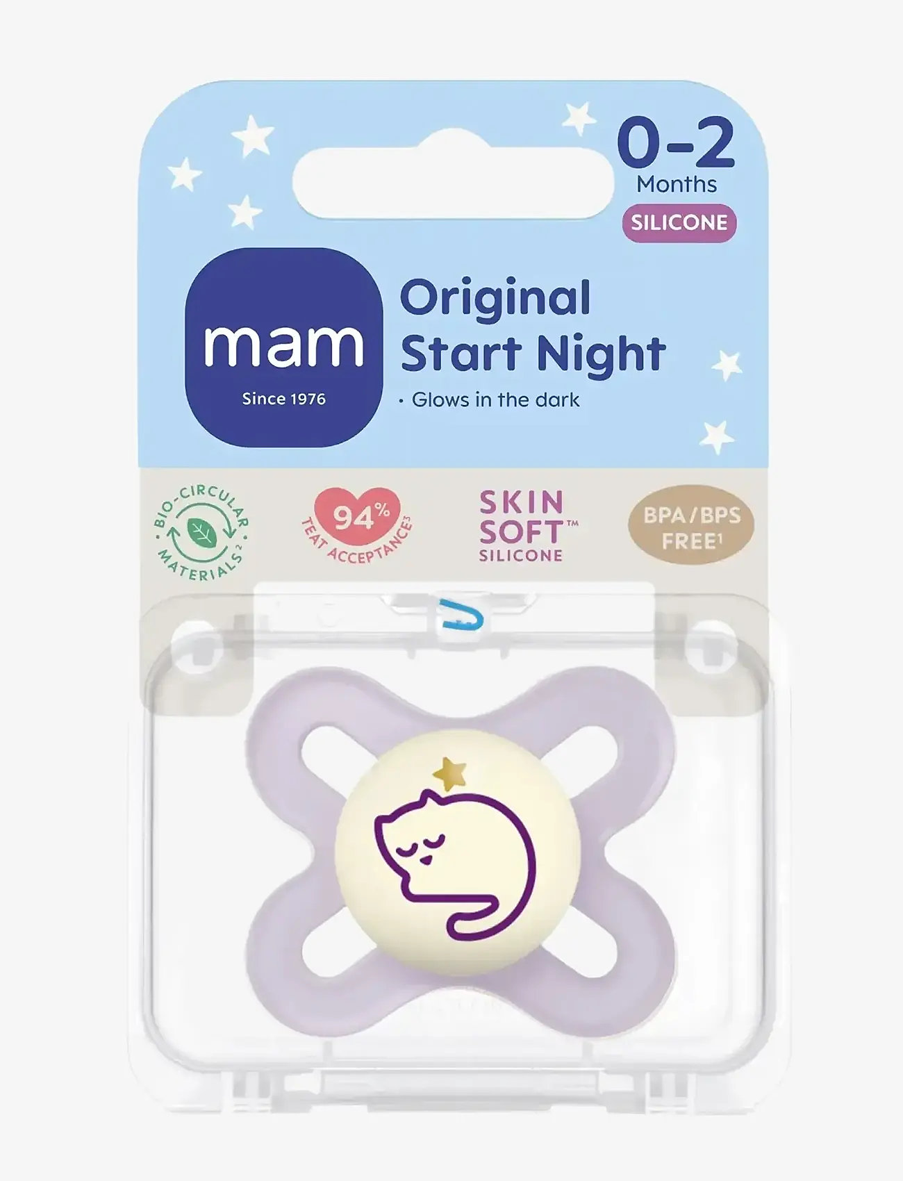 MAM - MAM Start Night 0-2m silk, Pink - lutid - pink - 2