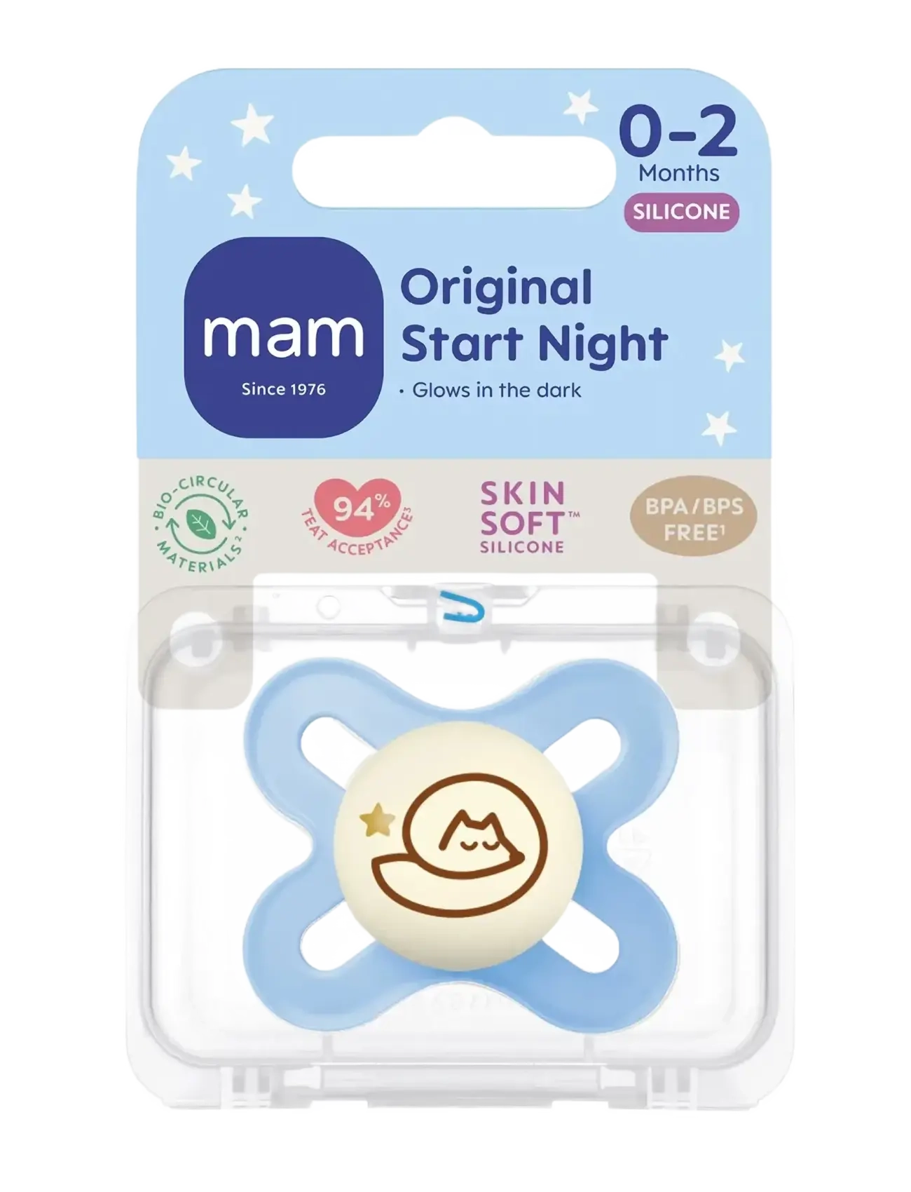 MAM - MAM Start Night  0-2m silk, Blue - sutter - blue - 3