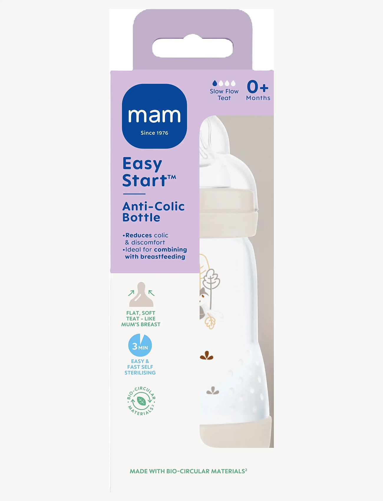 MAM - MAM Easy Start Anti-Colic 260ml Neutral (inc. 1 pcs) - babyflaschen - neutral - 1