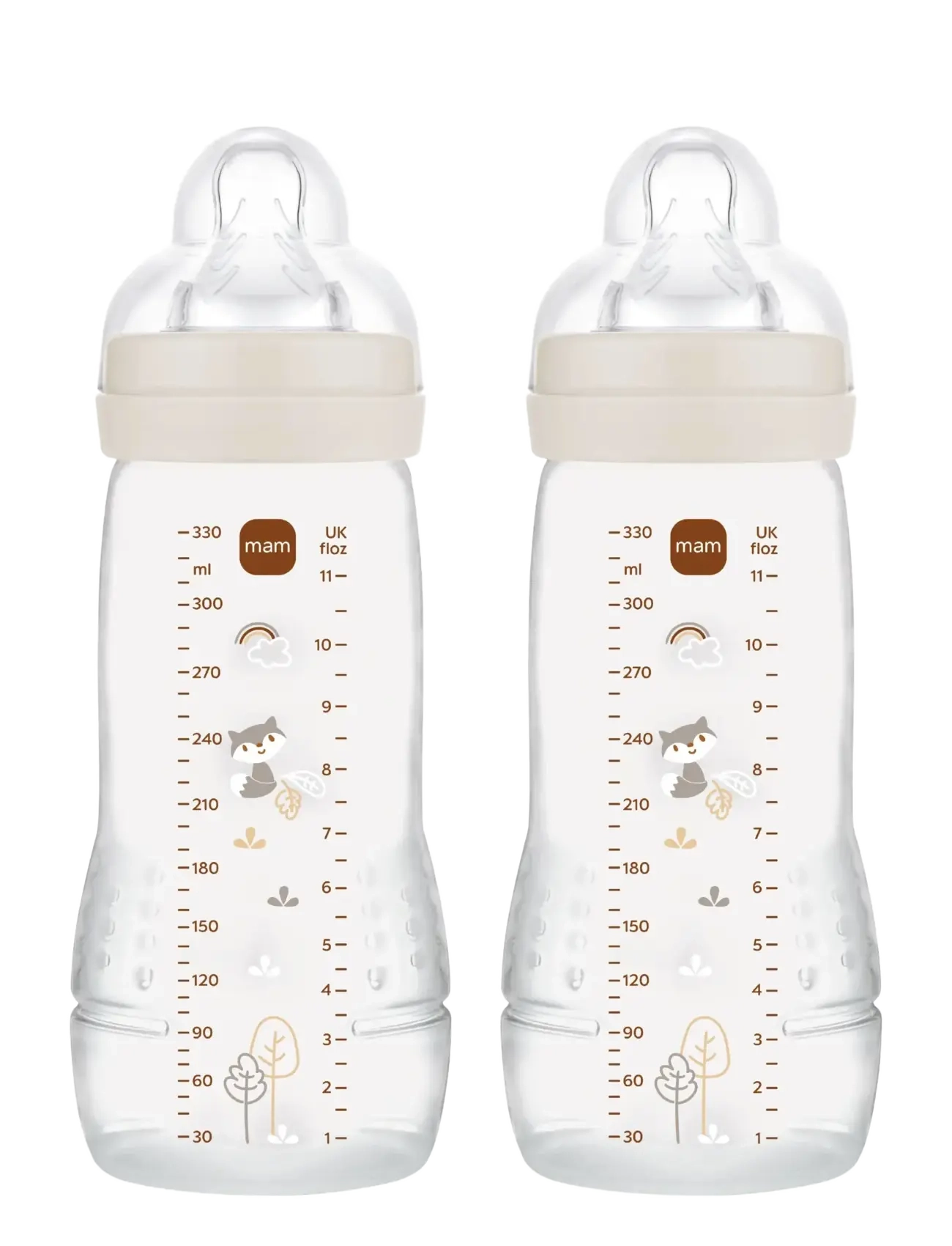 Mam Easy Active Neutral 330ml 2P - BEIGE