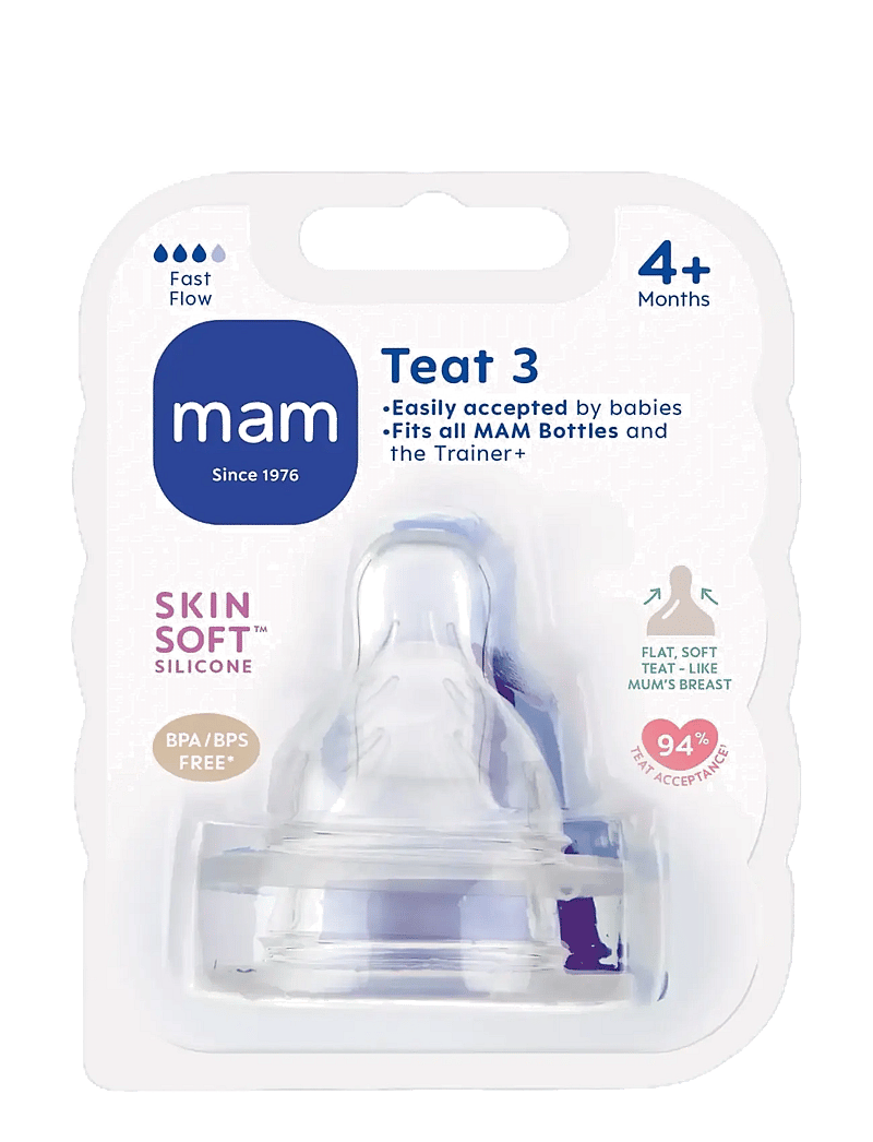MAM - MAM Teat size 3 - baby bottles - transparent - 1