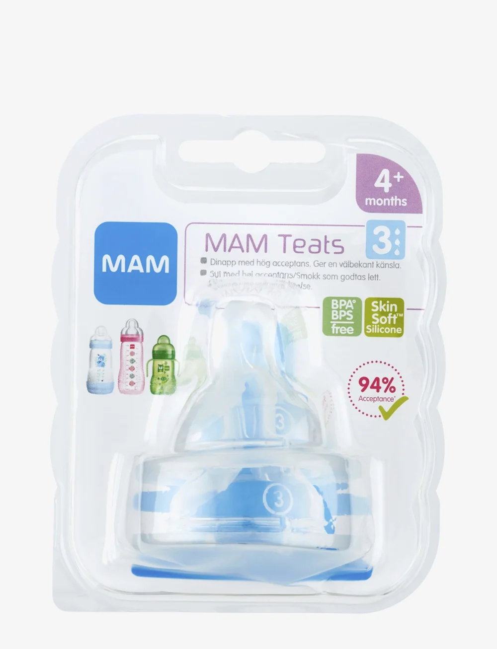 MAM - MAM Teat size 3 - accessoires - transparent - 1