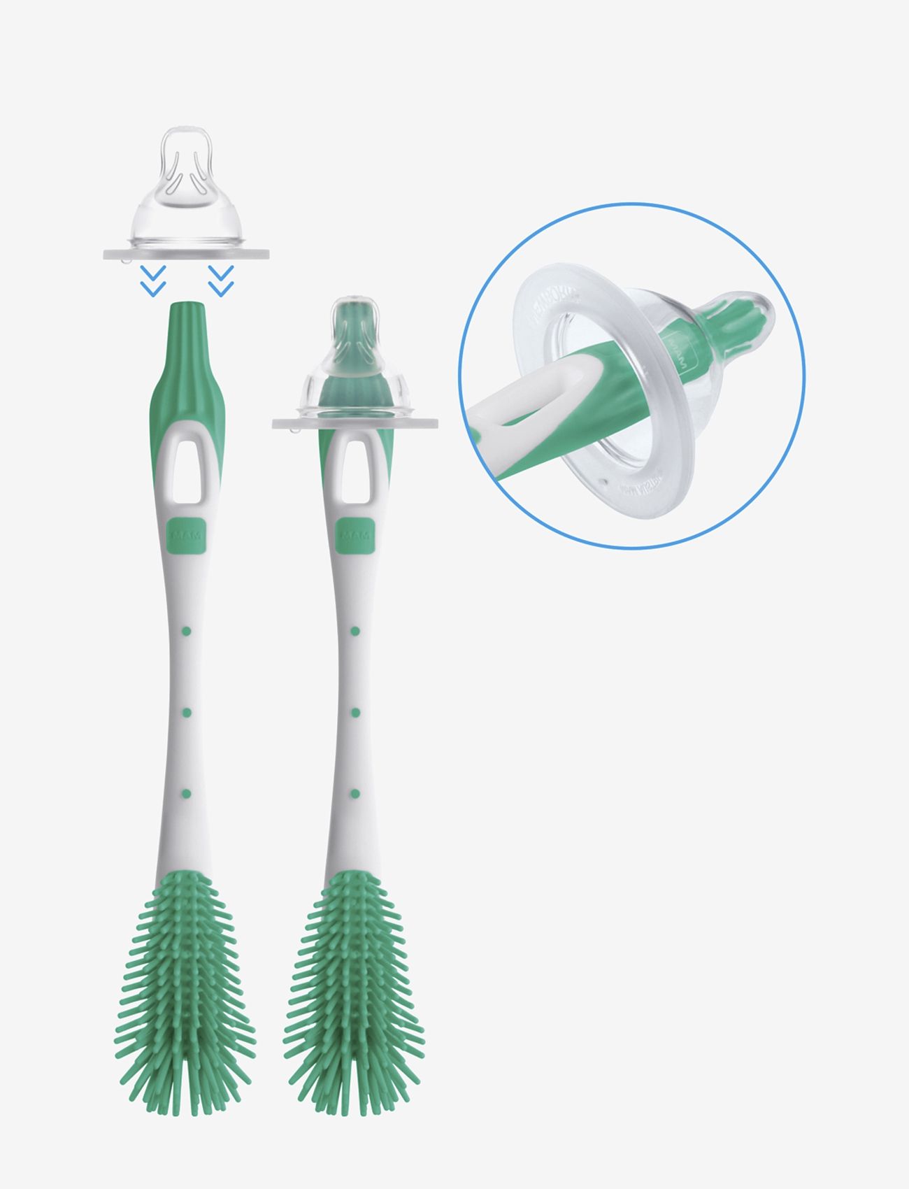 MAM - MAM Soft Brush - accessoires - green - 2