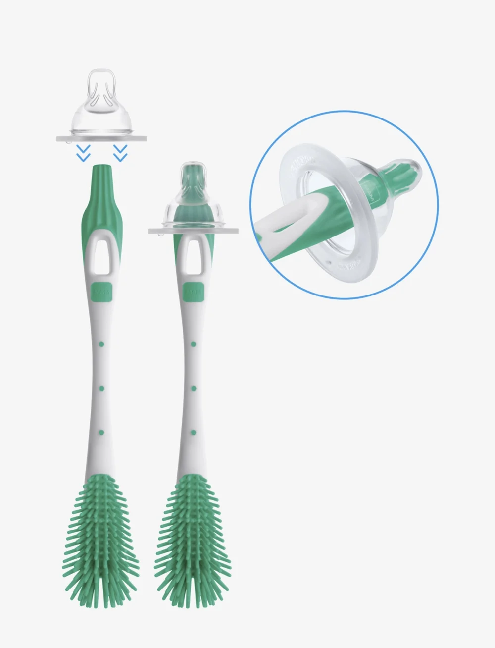 MAM - MAM Soft Brush - accessoires - green - 2