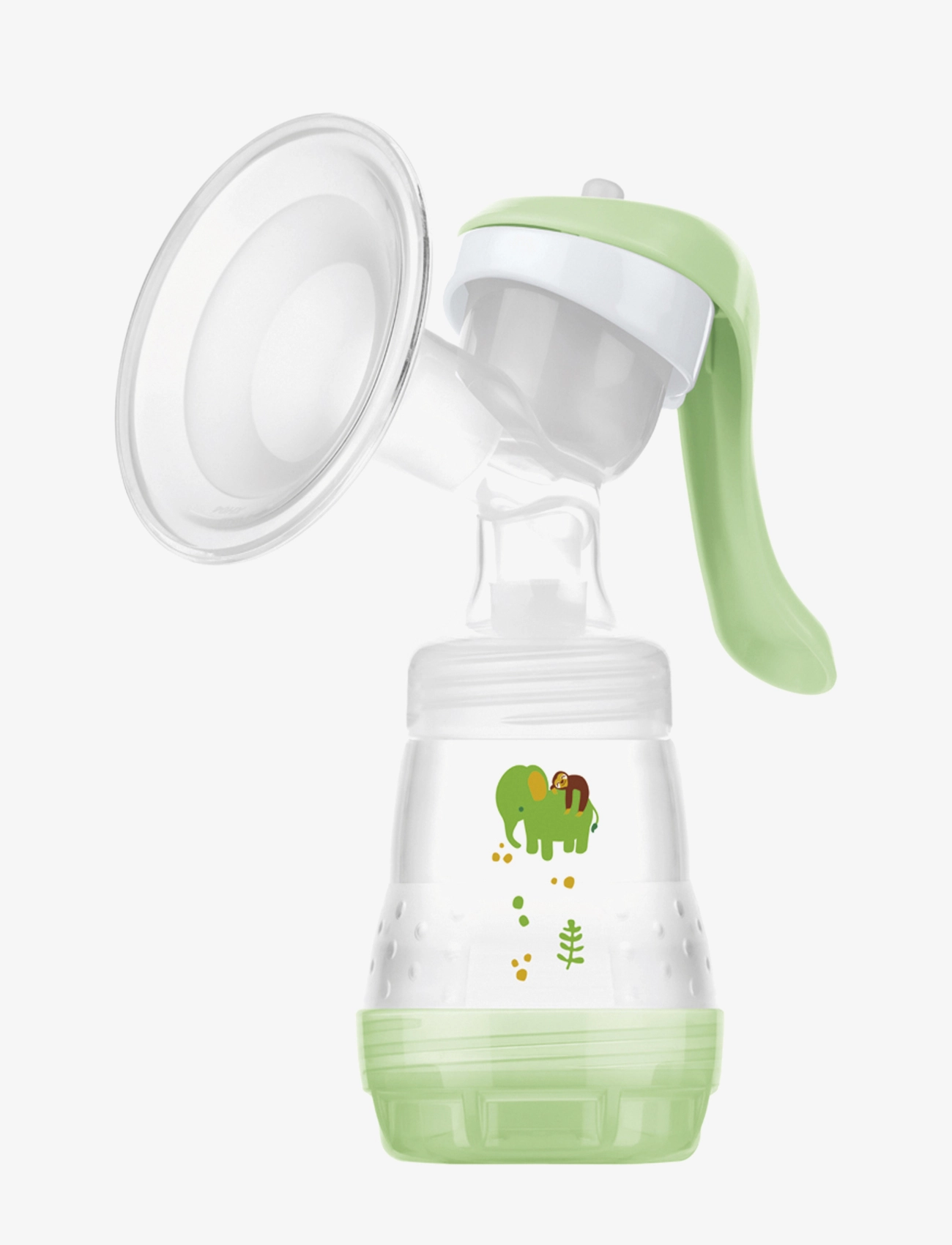 MAM MAM Manual Breastpump - 4 for 3 - TRANSPARENT / green