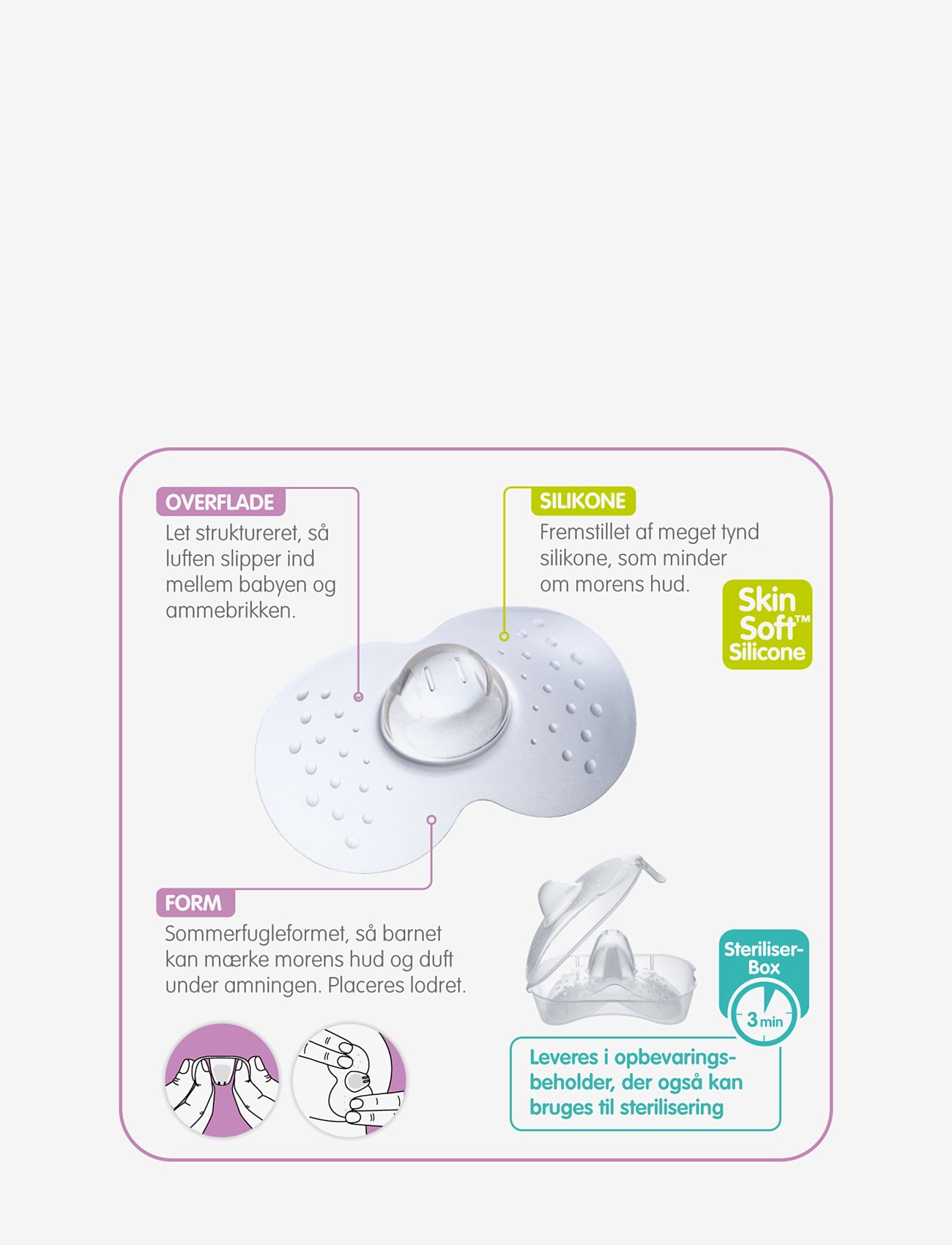 MAM - MAM Nipple Shields Size S 2p - stillprodukte - transparent - 1