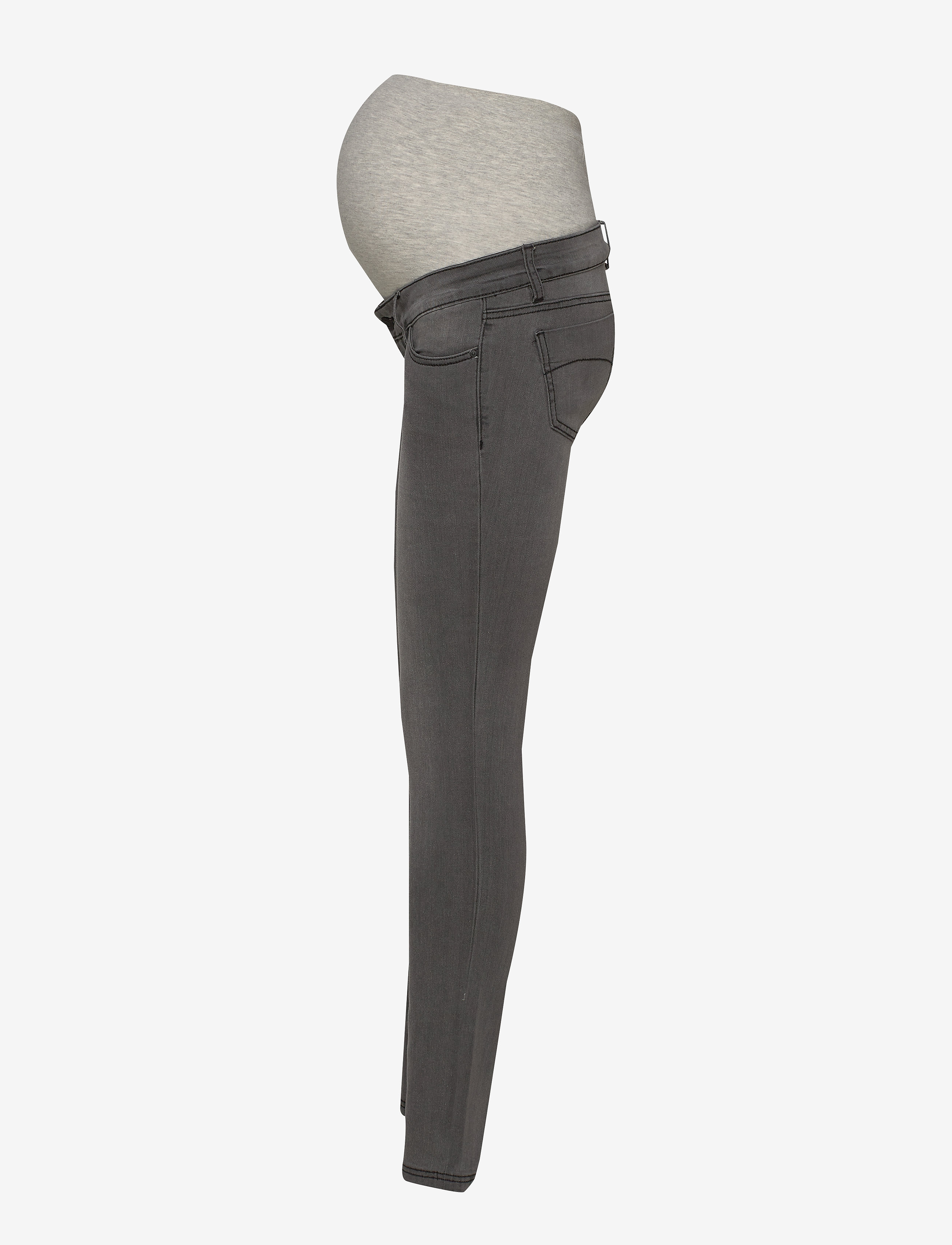 Mamalicious - MLLOLA SLIM GREY JEANS - apatinės dalies rūbai - grey denim - 3