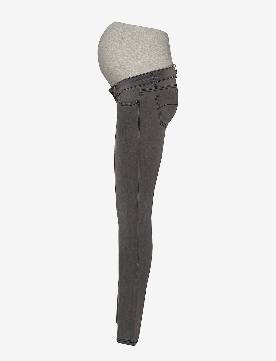 Mamalicious - MLLOLA SLIM GREY JEANS - hosen - grey denim - 3