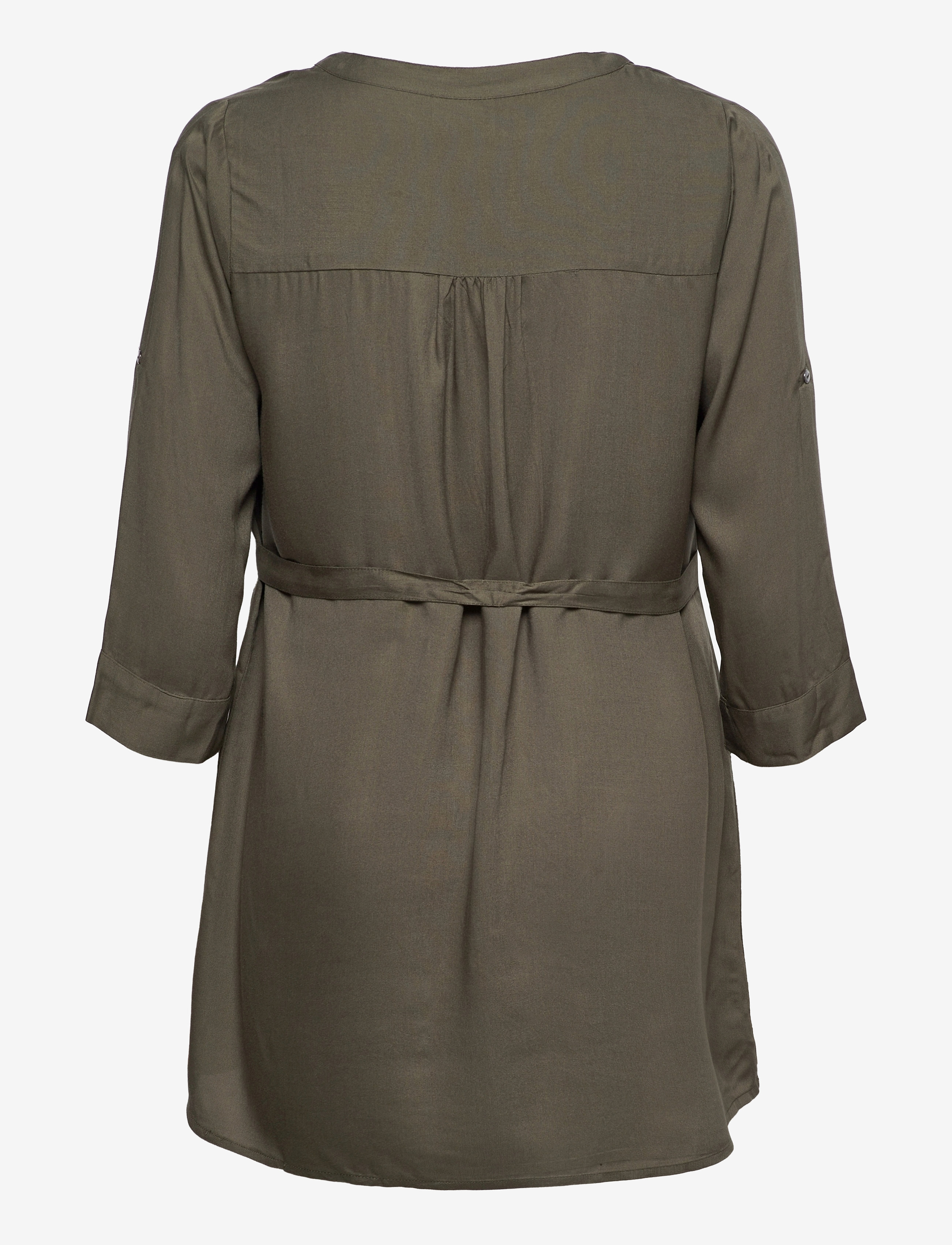 Mamalicious - MLMERCY LIA 3/4 WOVEN TUNIC 2F  A. - overdele - dusty olive - 2