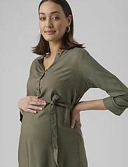 Mamalicious - MLMERCY LIA 3/4 WOVEN TUNIC 2F NOOS A. - lowest prices - dusty olive - 7