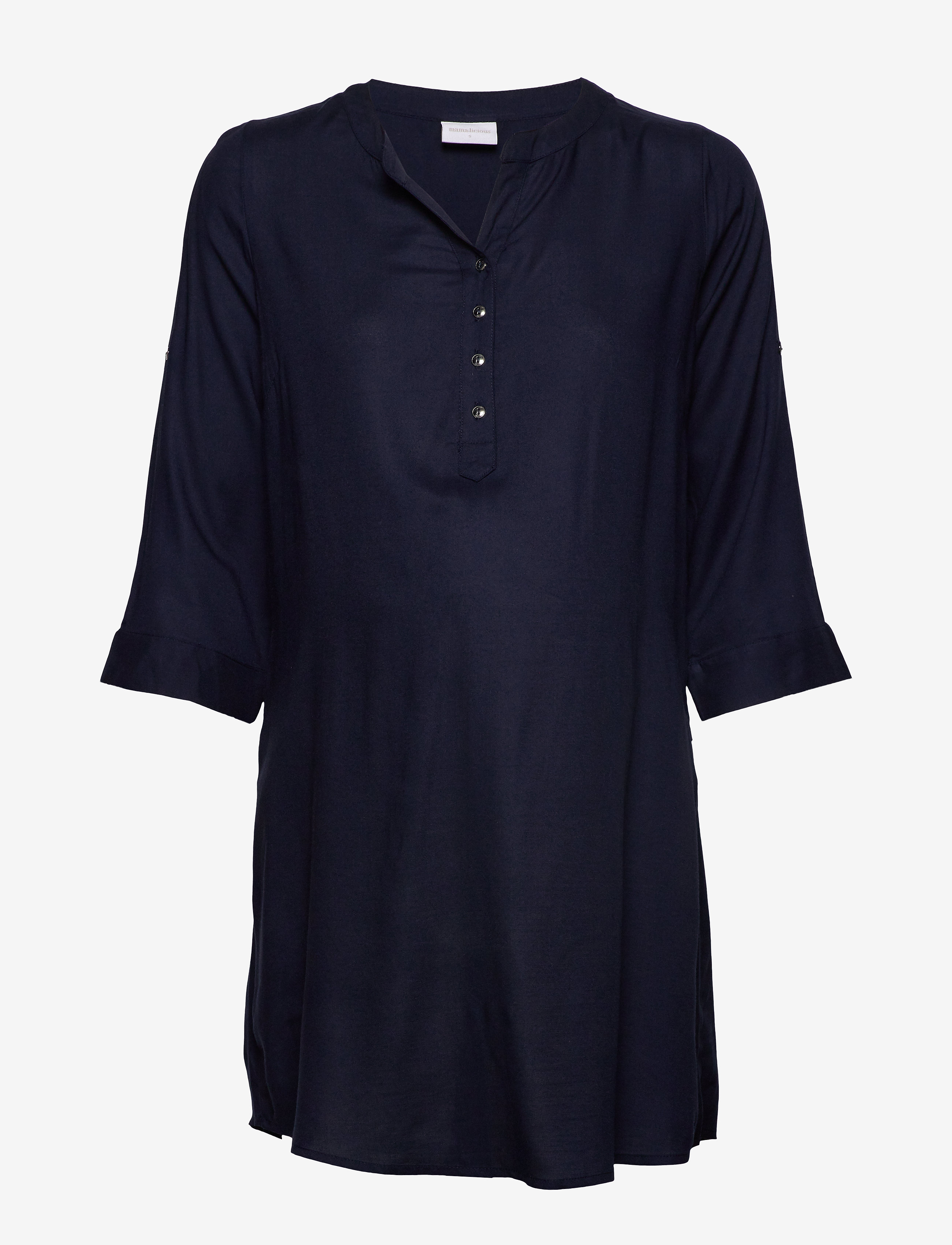 Mamalicious - MLMERCY LIA 3/4 WOVEN TUNIC 2F  A. - yläosat - navy blazer - 3
