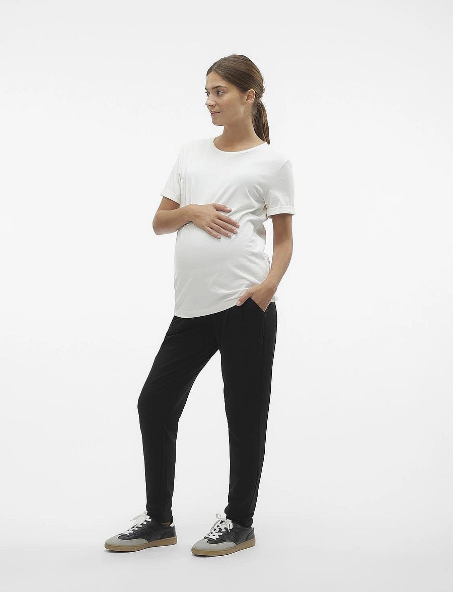 Mamalicious - MLLIF JERSEY PANTS NOOS A. - apakšējais apģērbs - black - 4