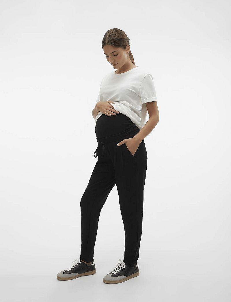 Mamalicious - MLLIF JERSEY PANTS NOOS A. - nederdelar - black - 5