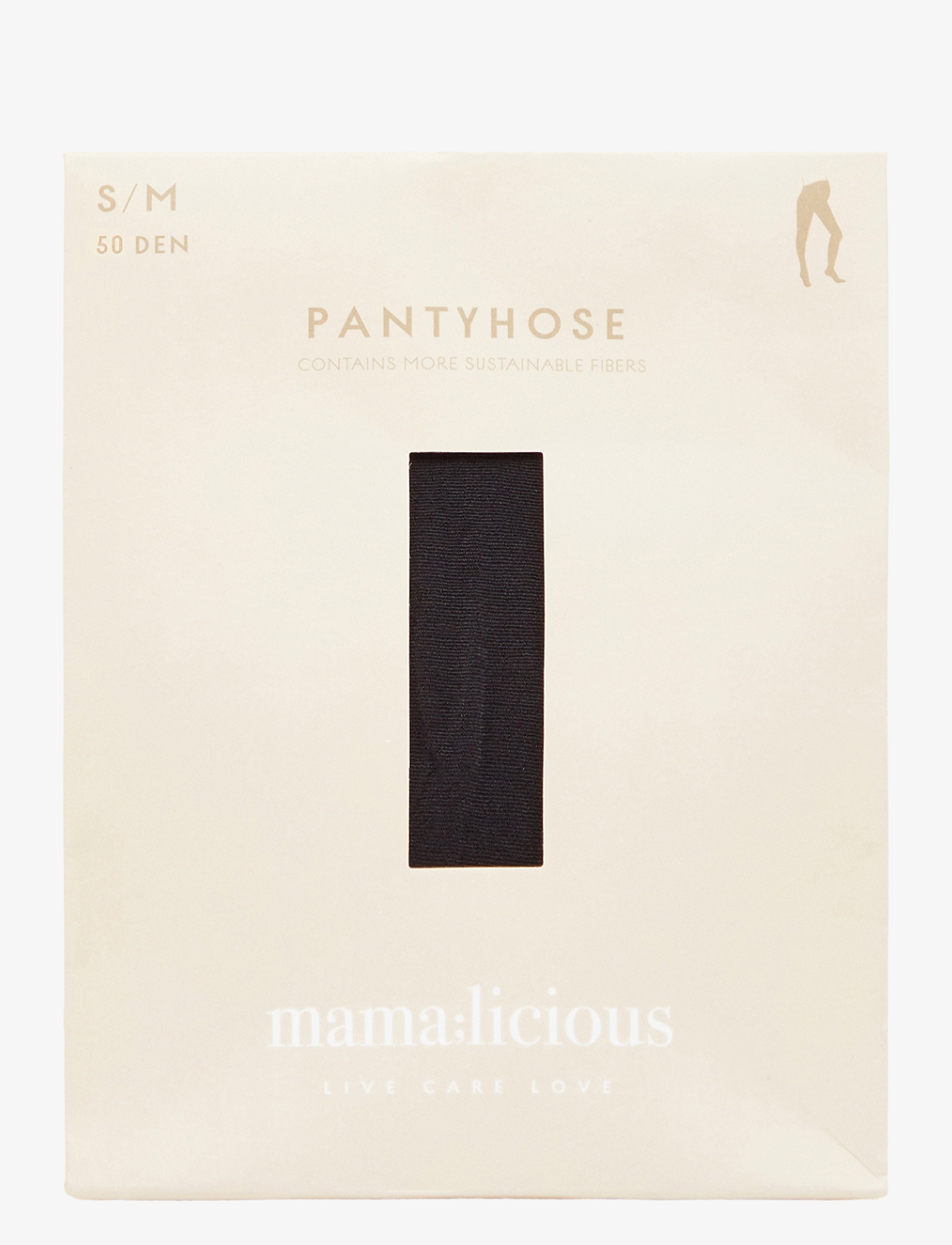Mamalicious - MLSABINE PANTYHOSE 50DEN 2-P NOOS - alusvaatteet - black - 3
