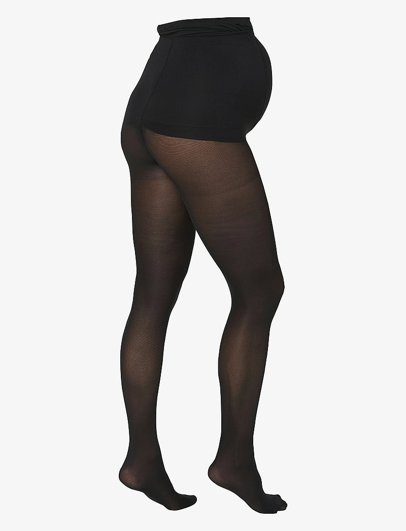 Mamalicious - MLSABINE PANTYHOSE 50DEN 2-P NOOS - underkläder - black - 4