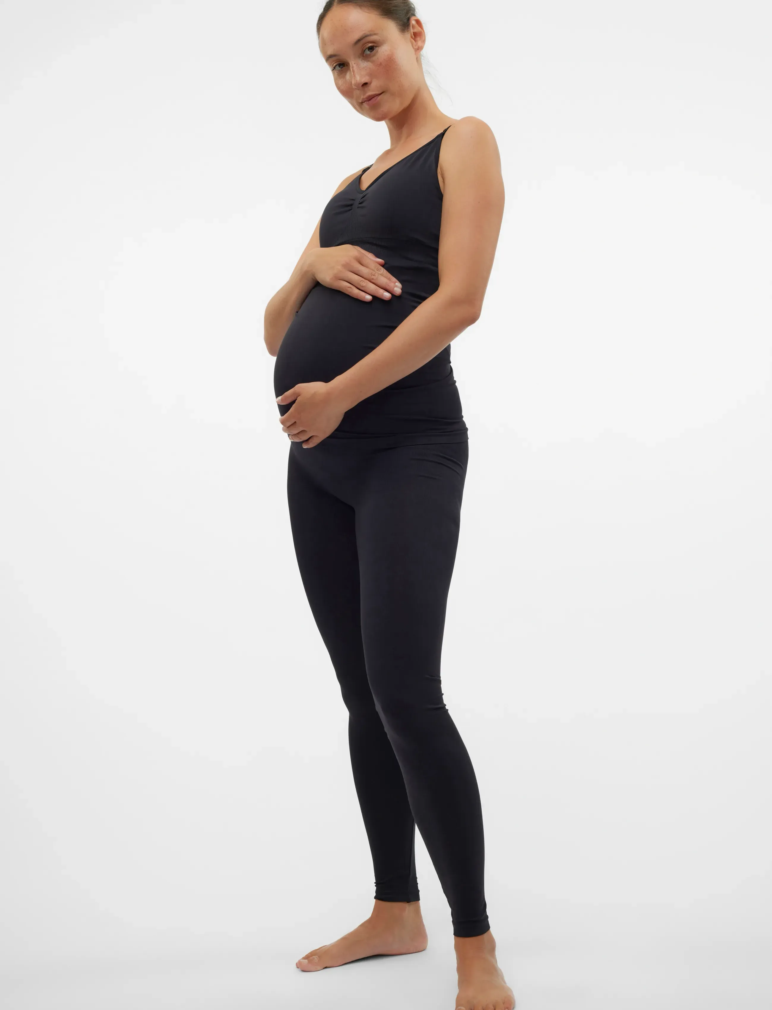 Mamalicious mltia Jeanne Legging Noos A., L/XL, Black, Underdele > Leggings, Dame
