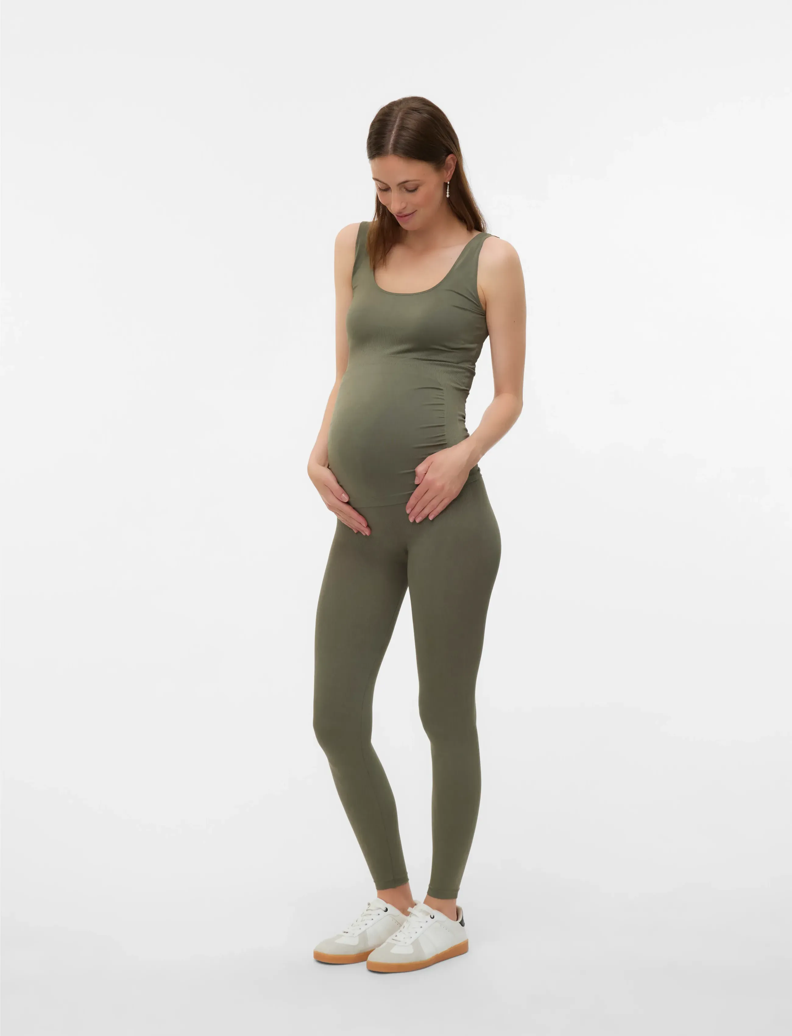 Mamalicious - MLTIA JEANNE LEGGING A. - grape leaf - 4