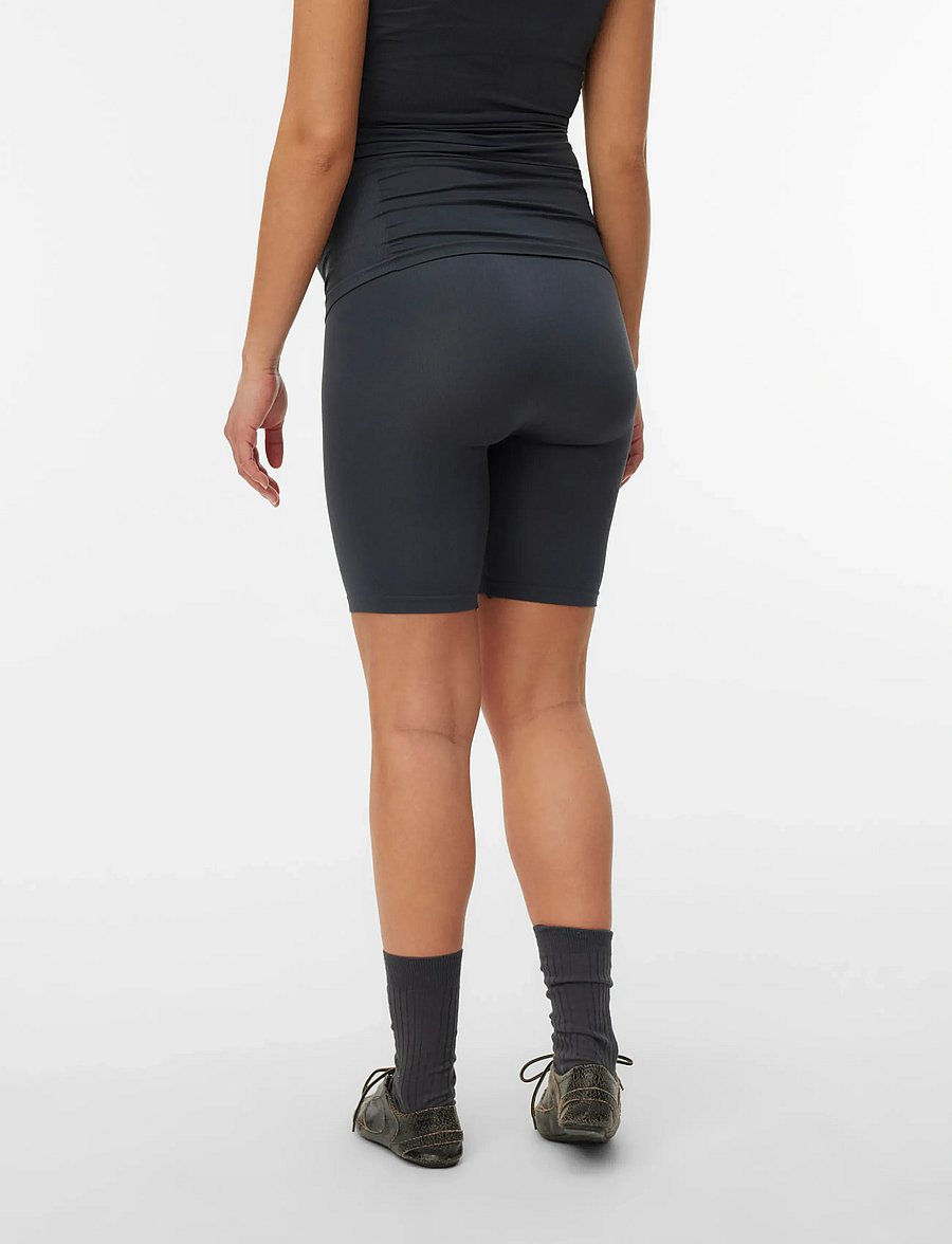 Mamalicious - MLTIA JEANNE SHORTS NOOS A. - 1/2 länge - asphalt - 4