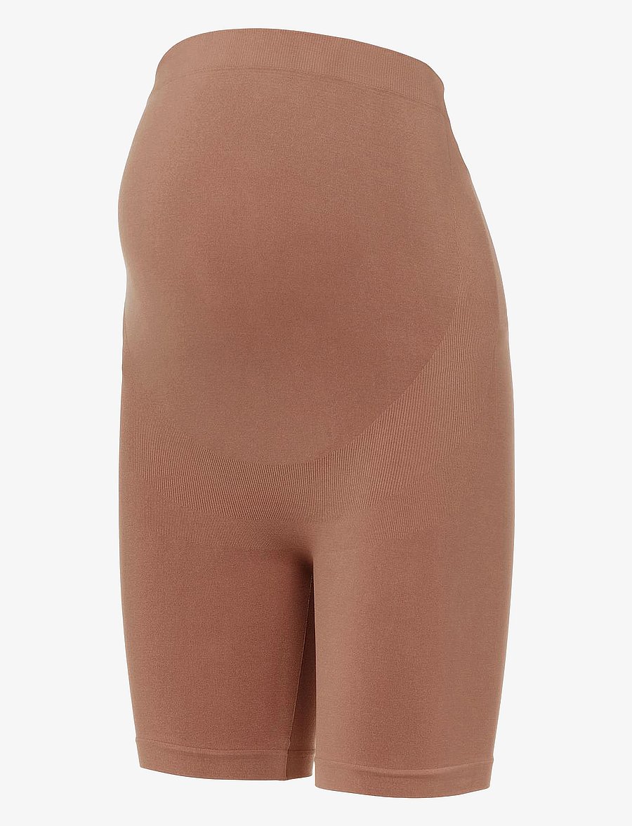 Mamalicious - MLTIA JEANNE SHORTS NOOS A. - collants d'entraînement - raw umber - 1
