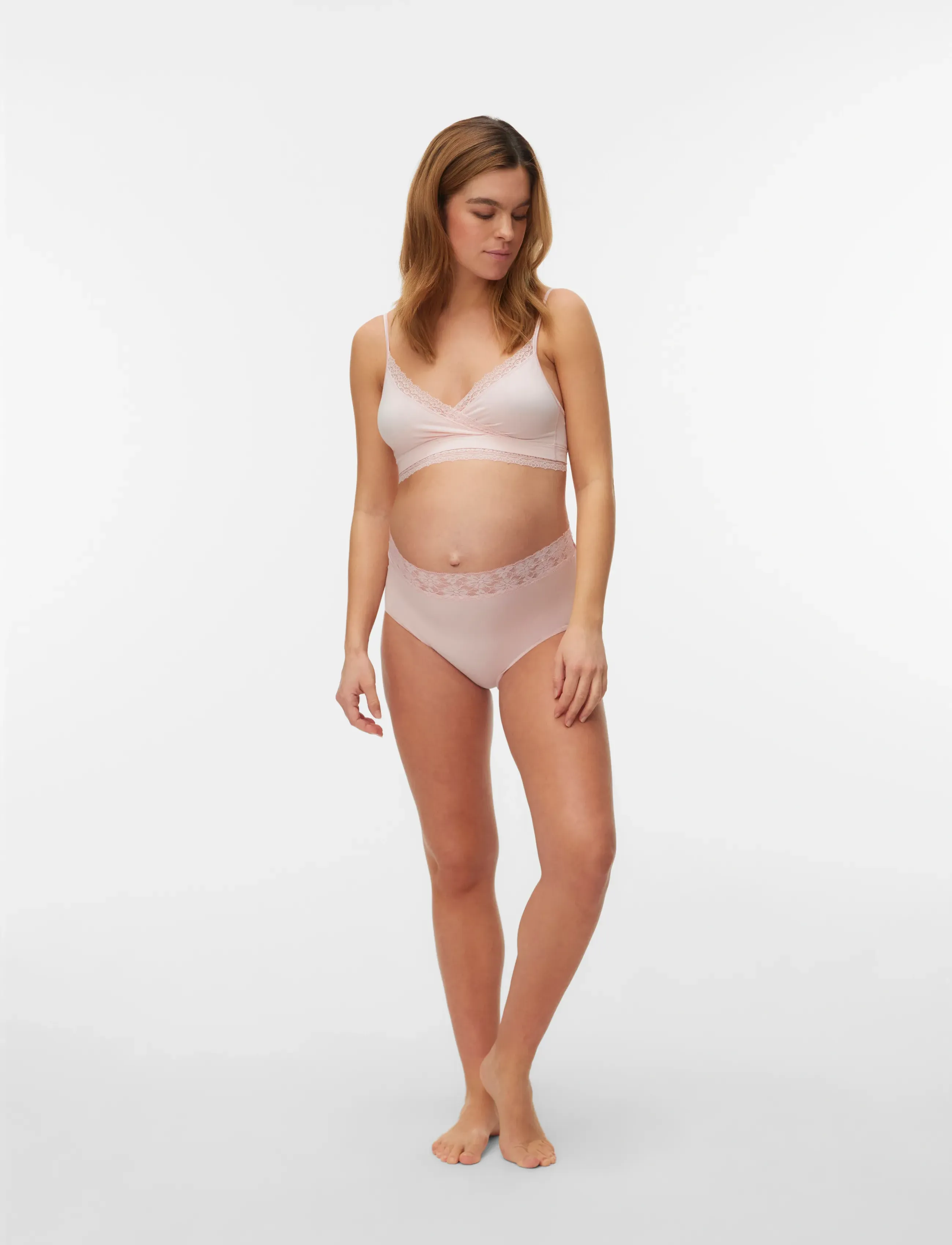 Mamalicious - MLAMANDA BRA NF A. - chalk pink - 3