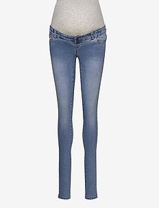 MLONO SLIM JEANS - slim jeans - light blue denim, Mamalicious